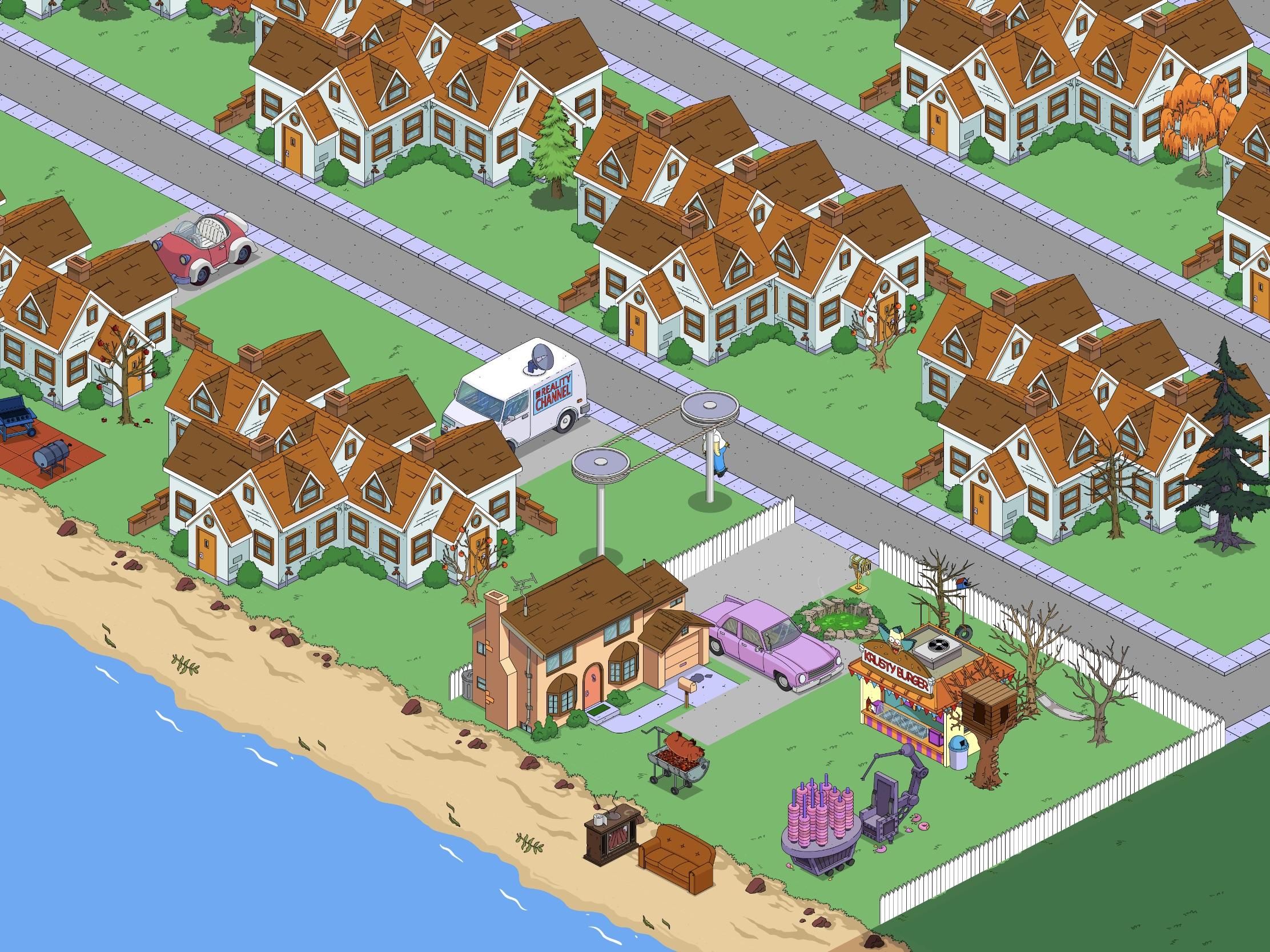 The white house neighborhood. 296 houses (and the Simpsons). r/tappedout