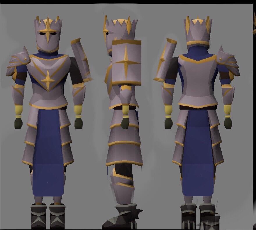 My suggestion for the Justiciar Armor set (shoulder guard from option A