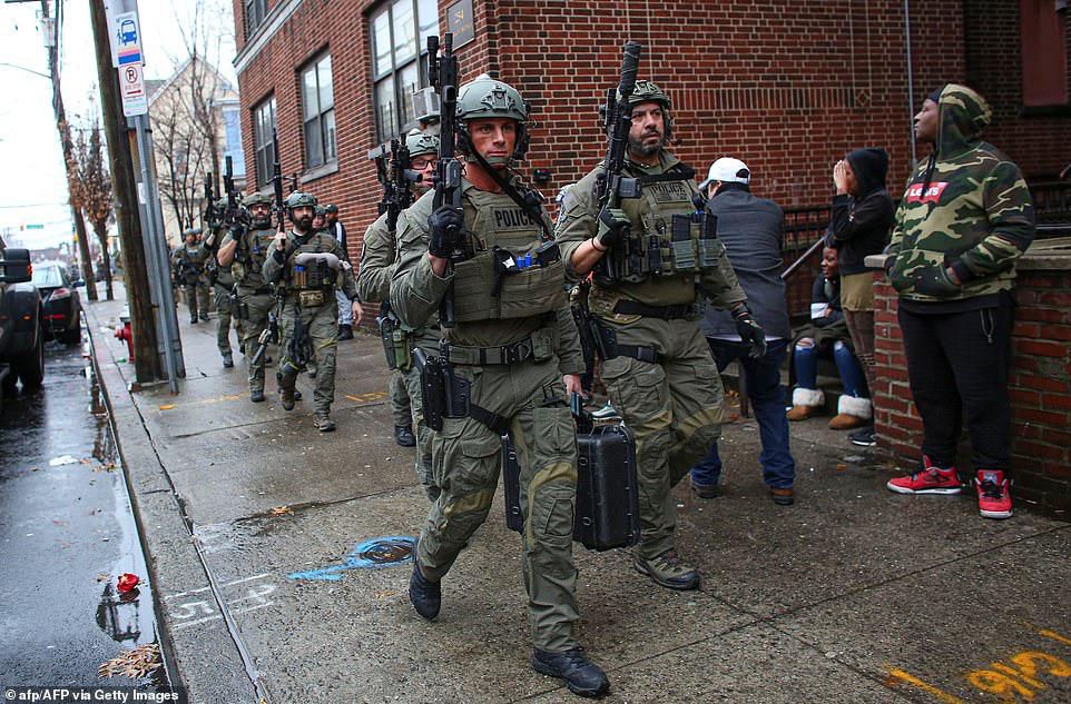 SWAT officers responding to Jersey City shooting in Dec., 2019 [962 x