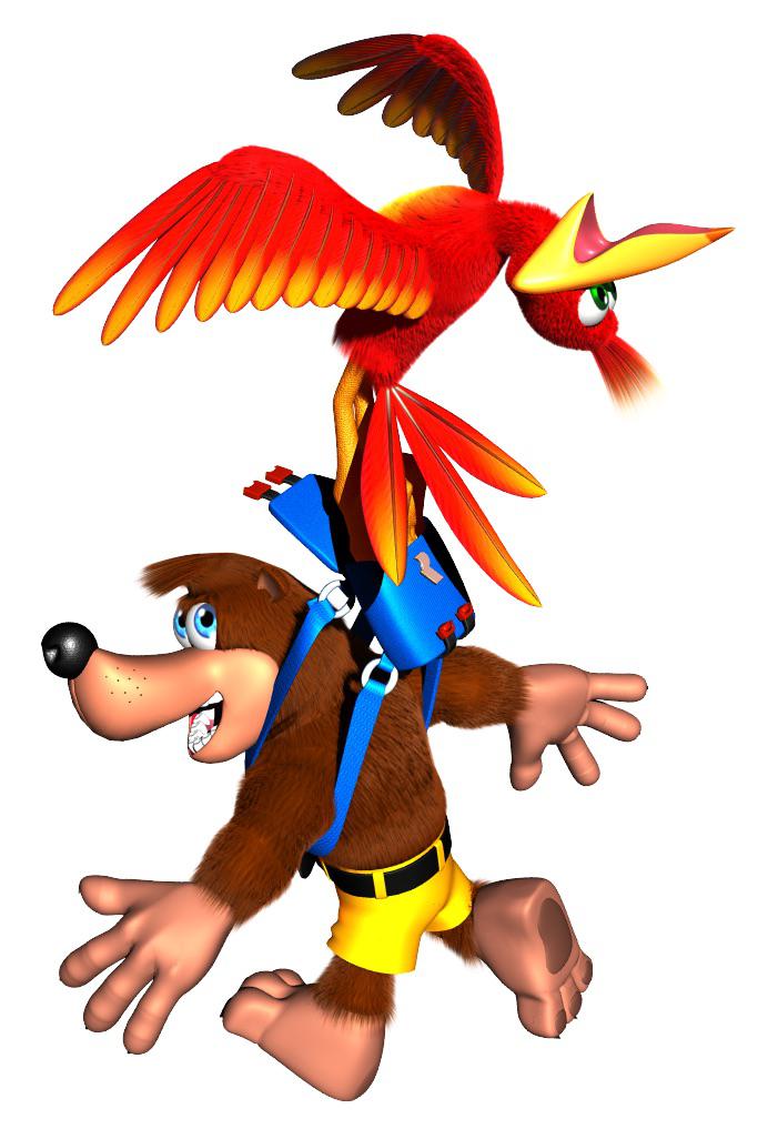 The straps on the Cable Guy statue are not a new design, it’s based off the backpack from Banjo