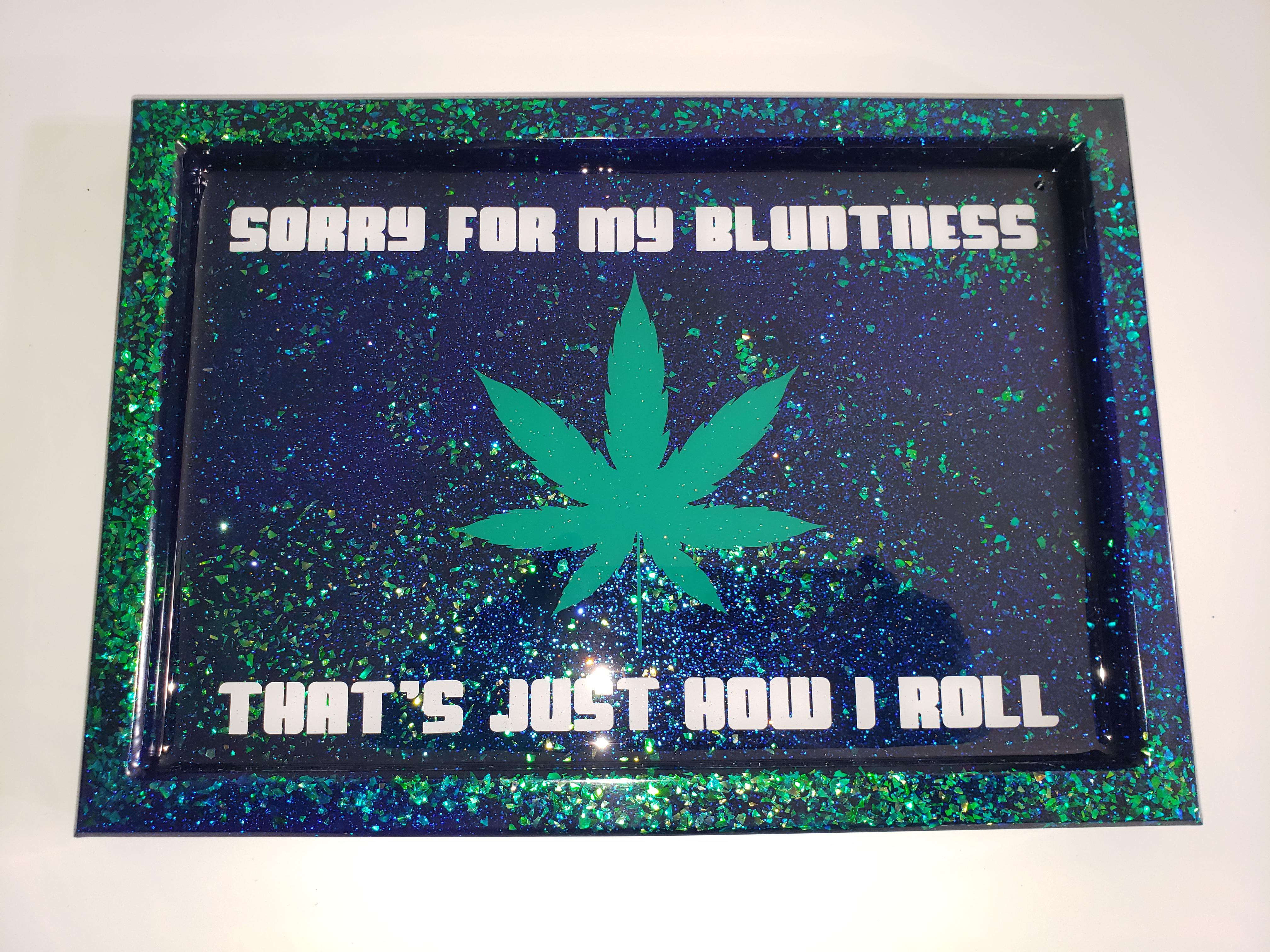 Epoxy resin rolling tray that I made as a Christmas gift. r/resin