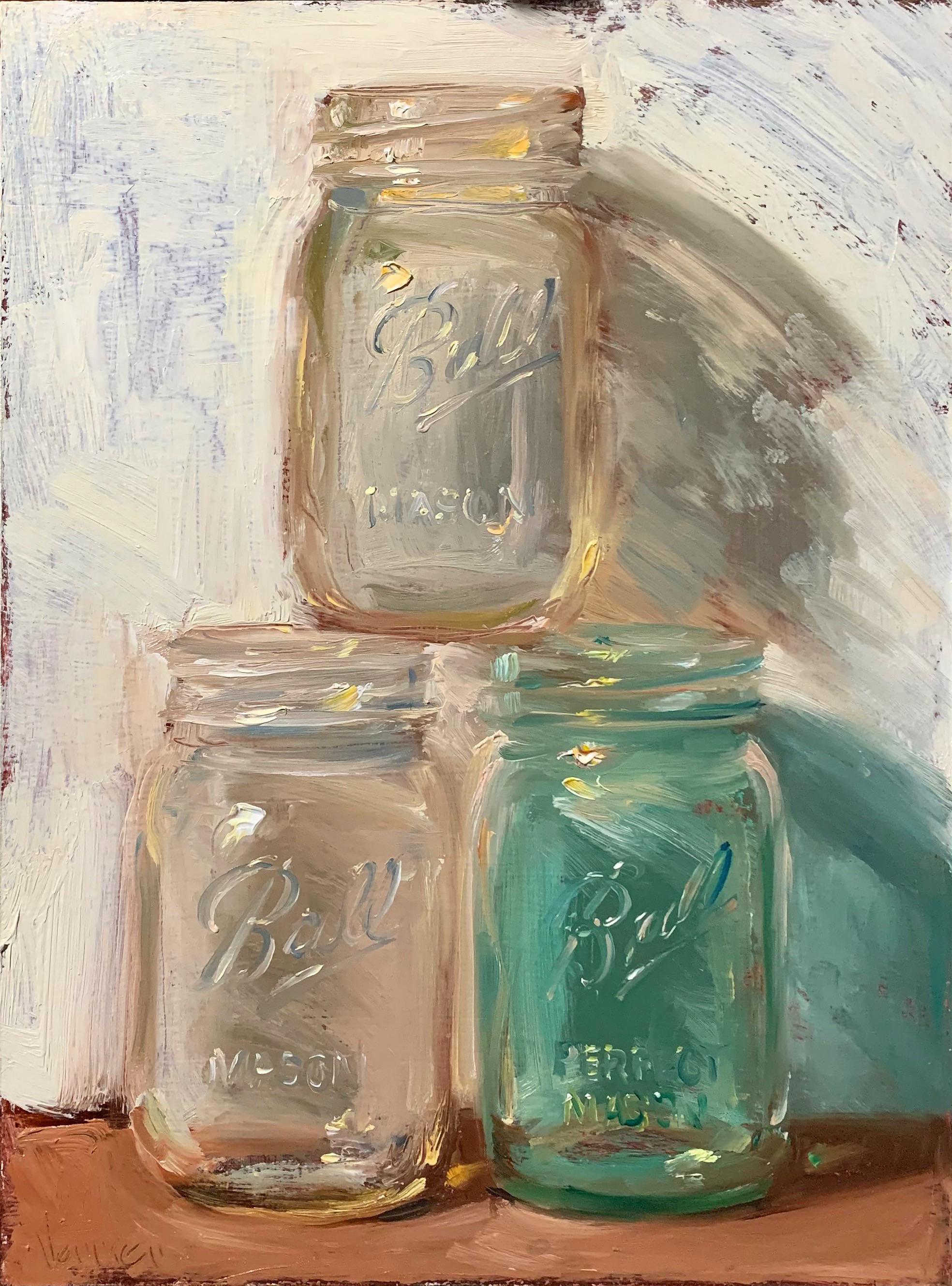 My Three Jars oil painting r/homestead