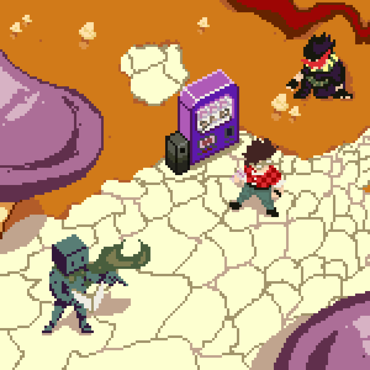 Last night I made the Block World, but today we're in the Mushroom