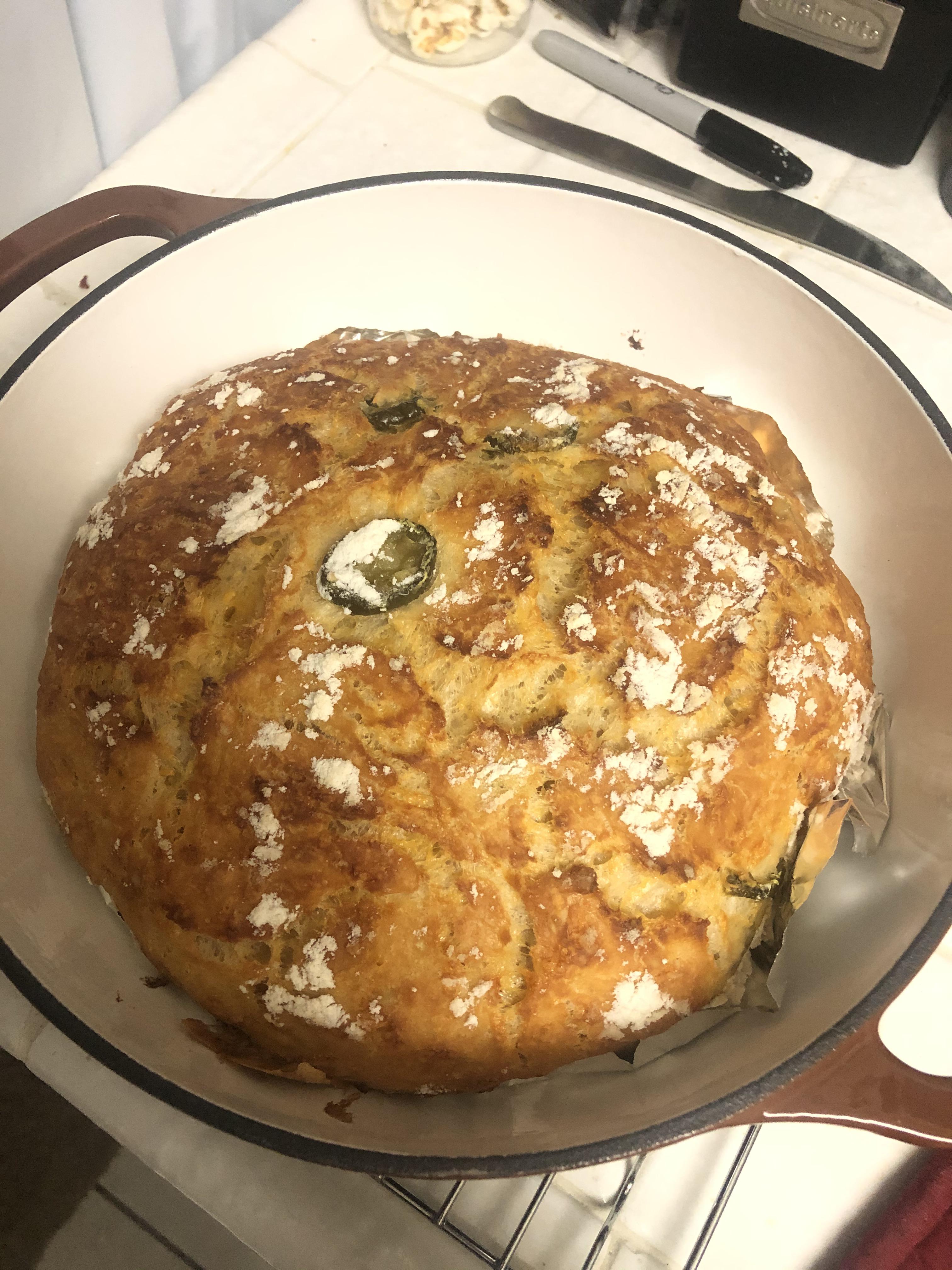 Got a Dutch oven for Christmas! First loaf in it was a success. Rustic