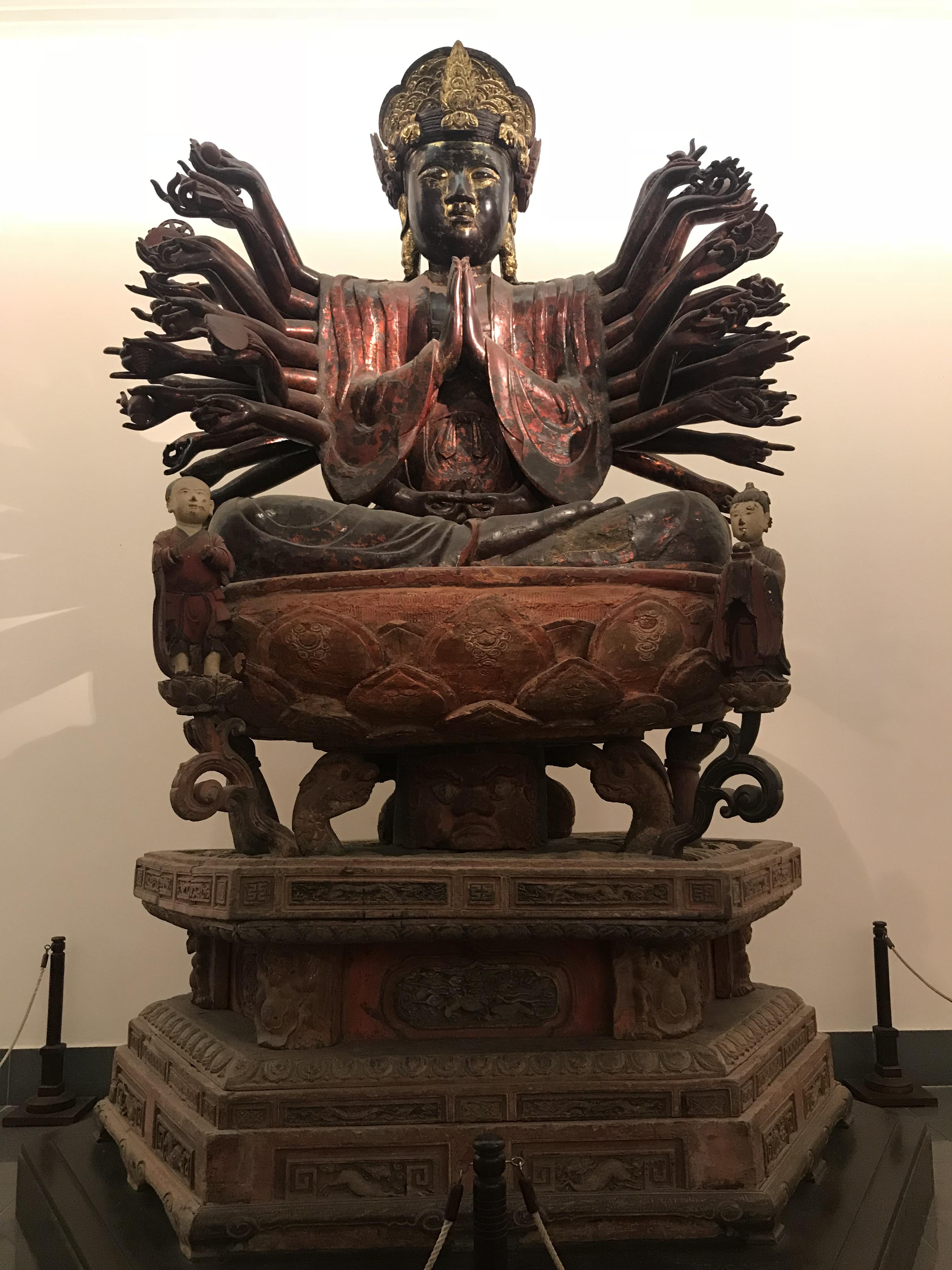 Buddha statue in local Vietnamese art museum. r/Buddhism