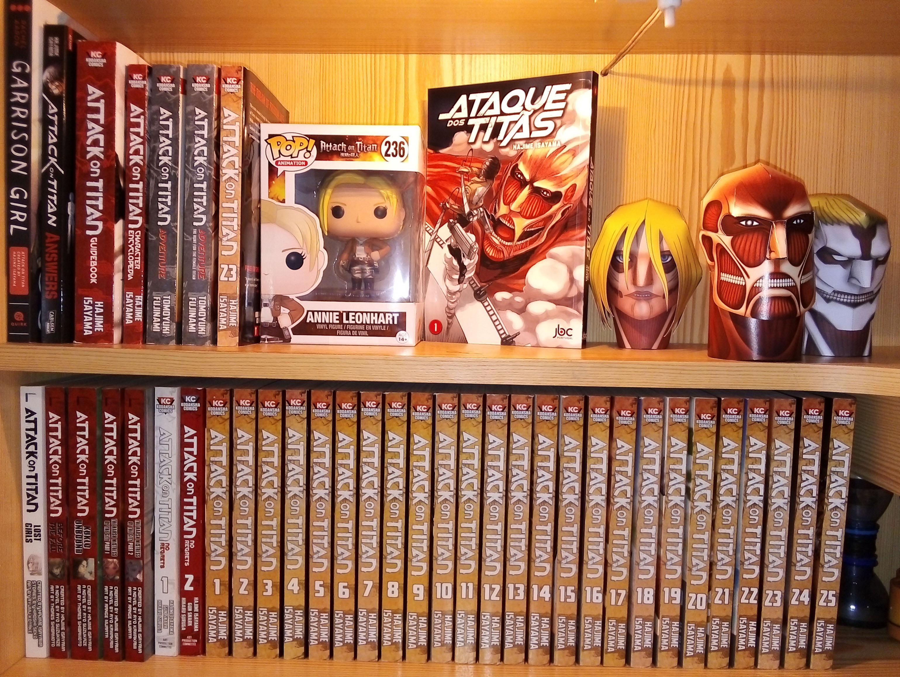 Attack On Titan All Manga Books / Chapter 136 colored version added