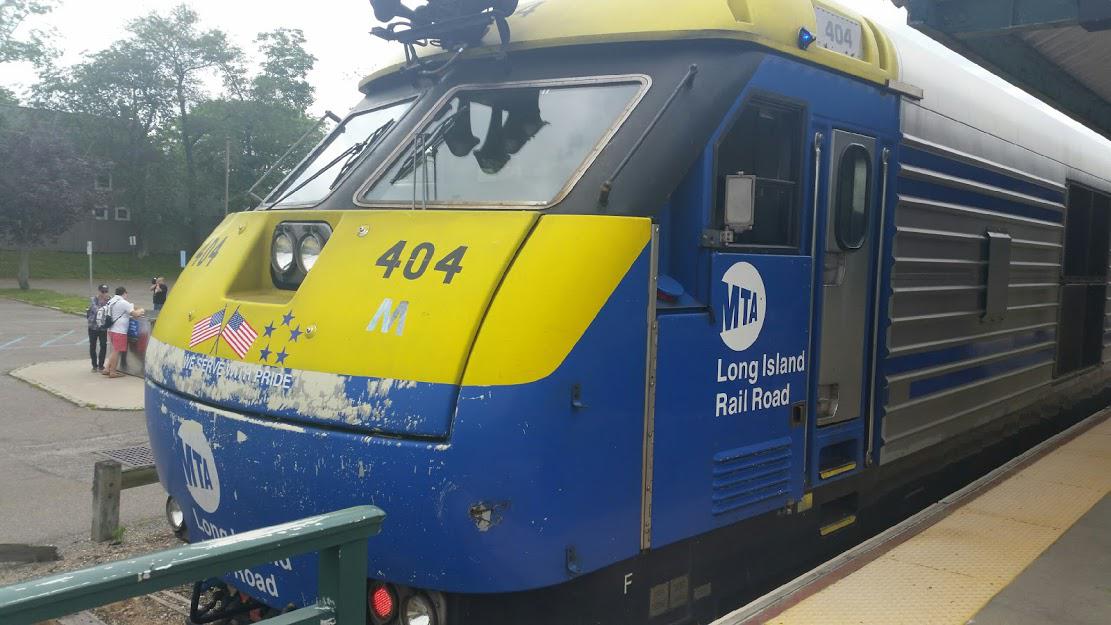First Post on Reddit LIRR DM30AC with MTA "Meatball Logo" on Front