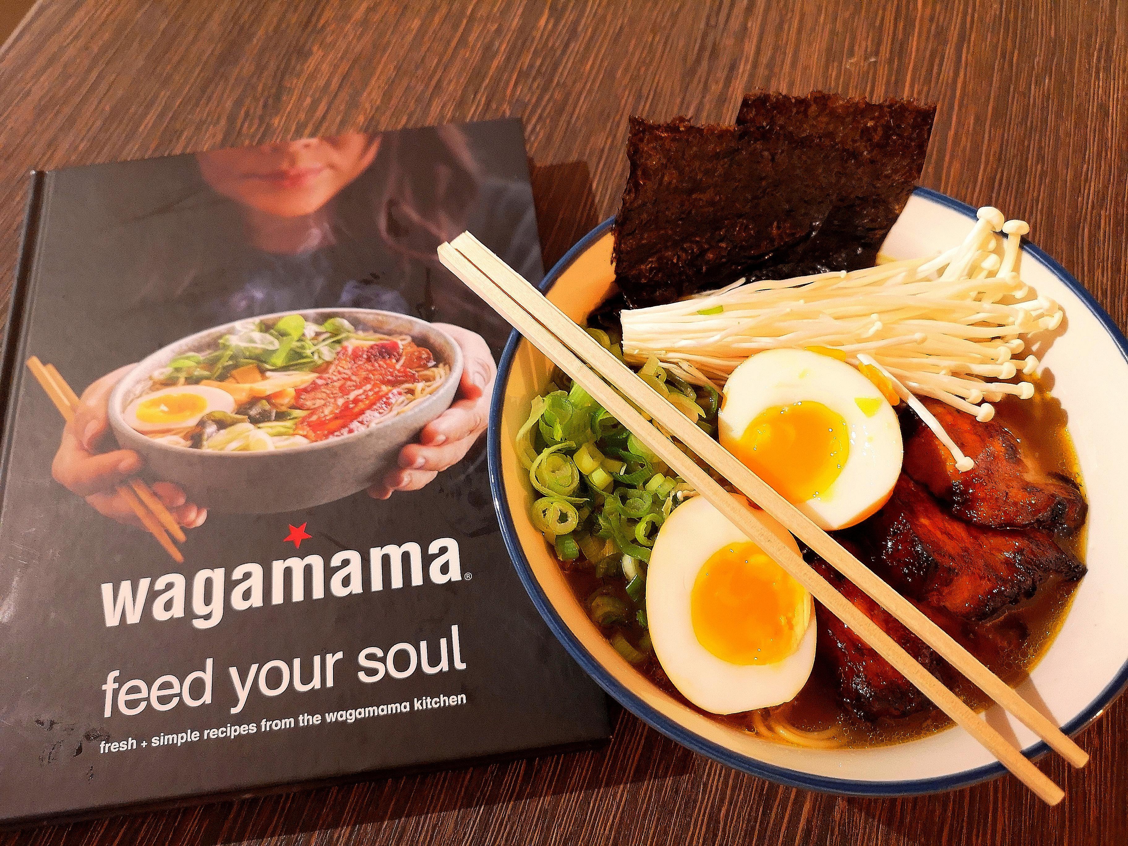First attempt at making Ramen from Wagamama recipe book. r/ramen