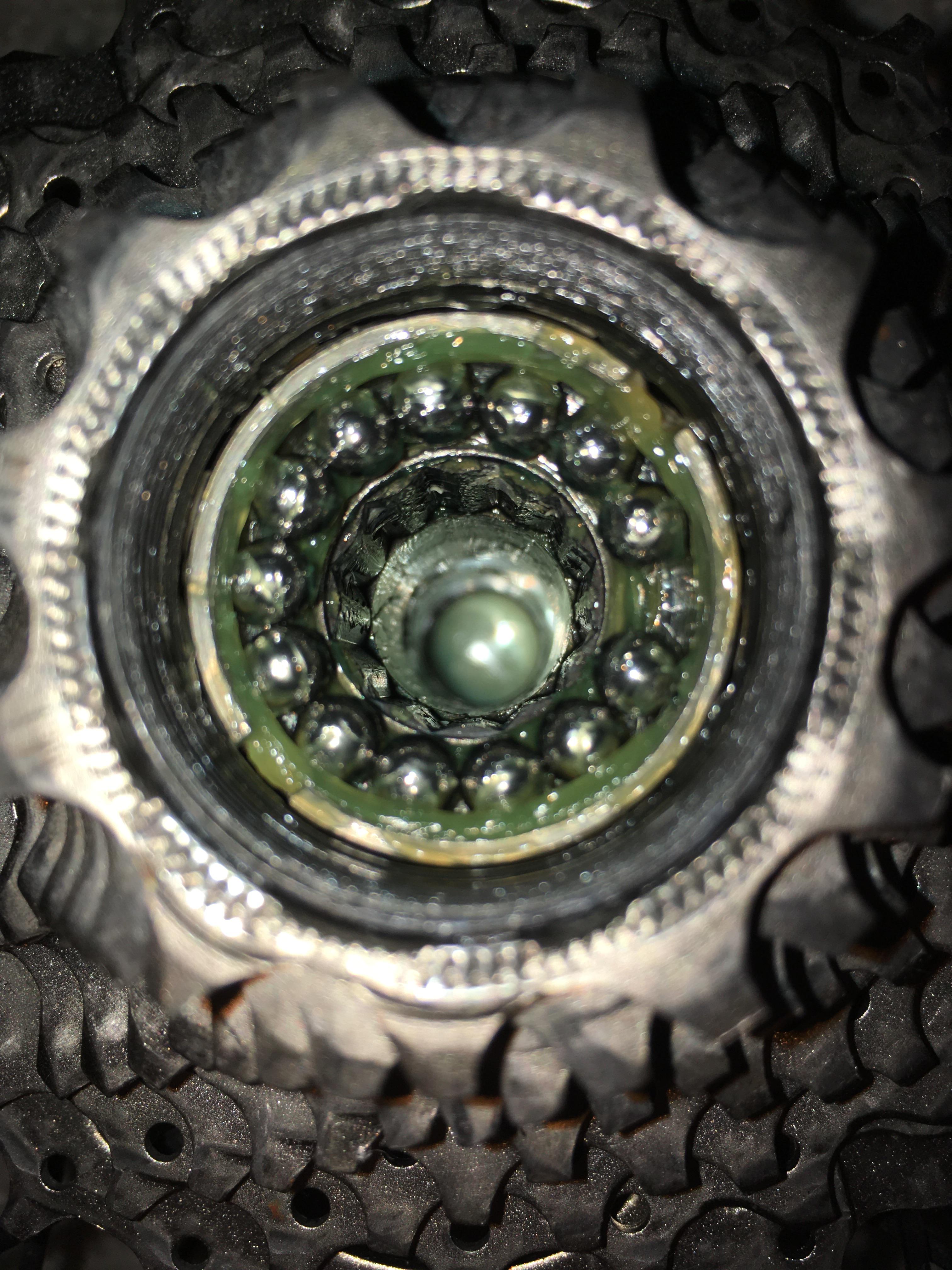 Is this gap in the bearing normal for a 6800 hub? All 13 balls are there according to Shimano's