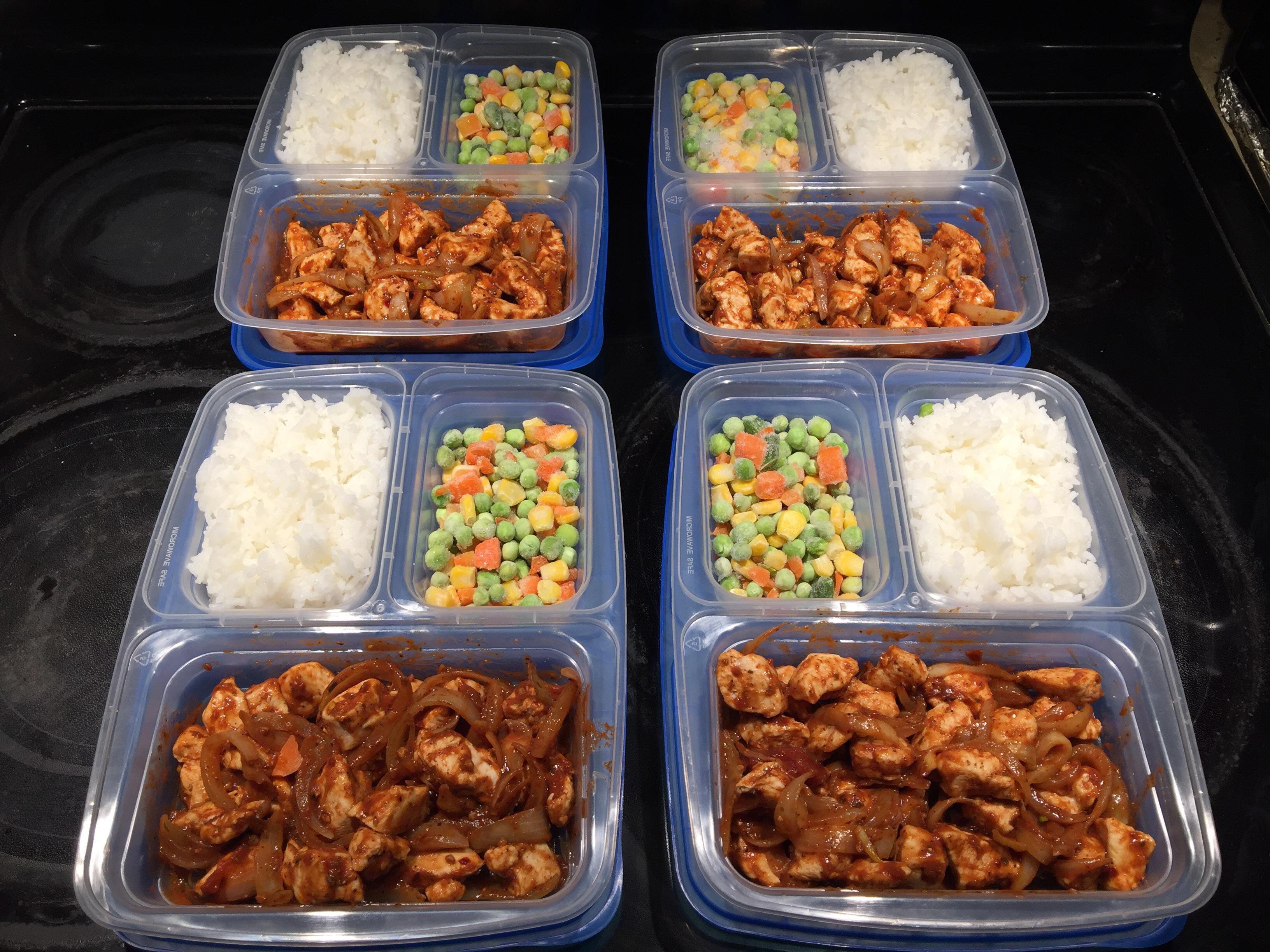 It’s not Sunday, but here’s my chipotle chicken meal prep! (Approx 393