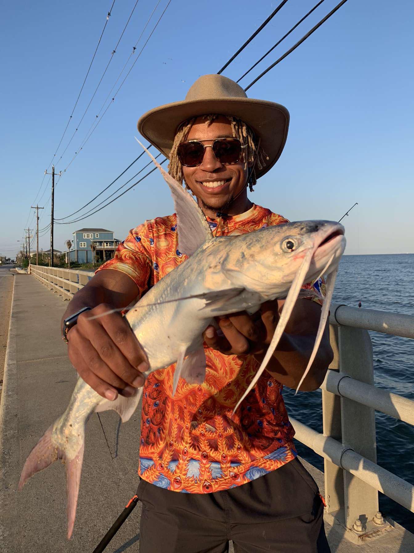 Gafftopsail catfish ladies and gents. Biggest catfish I’ve ever caught