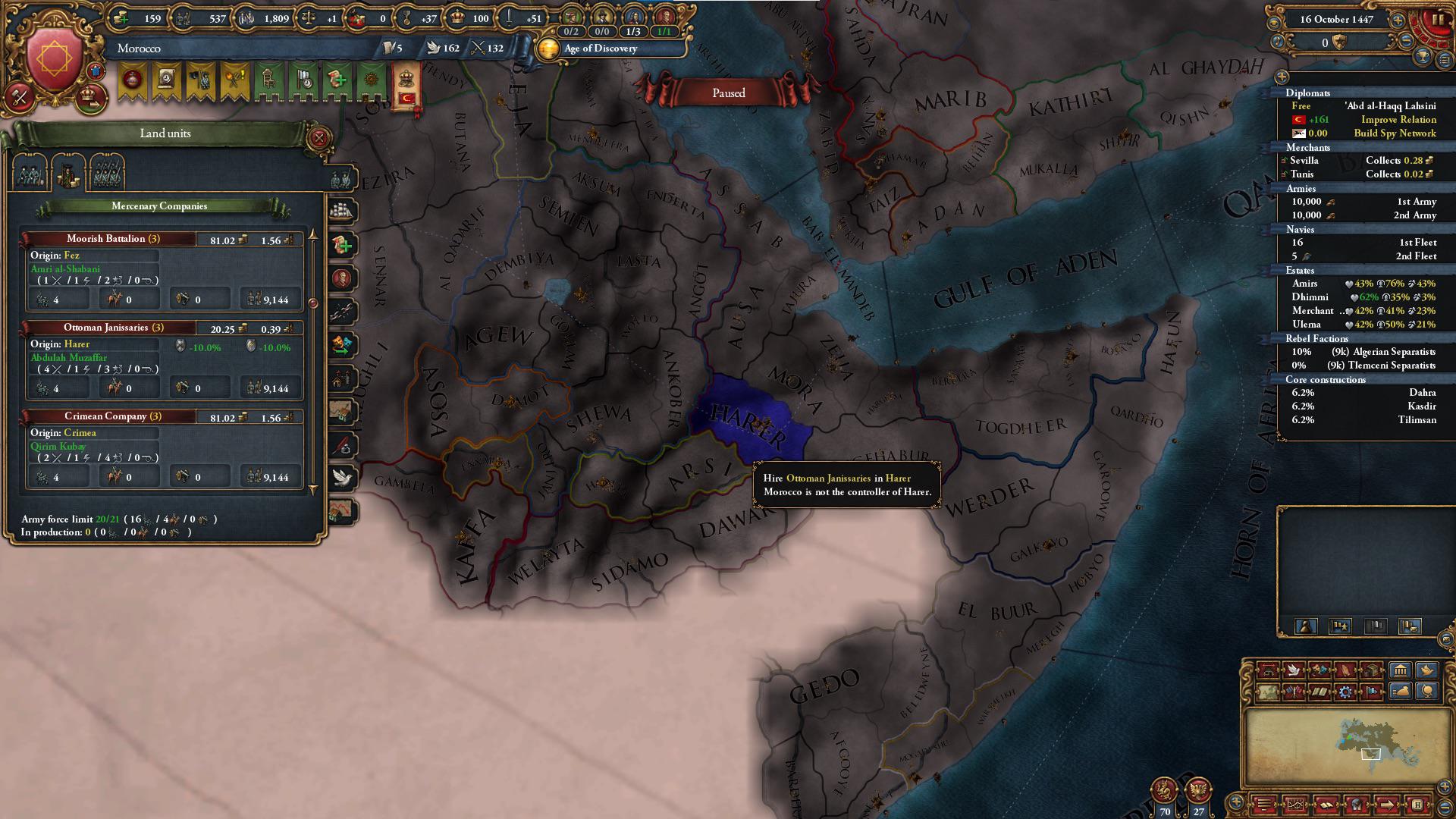 why are the ottoman janissaries in harer r/eu4