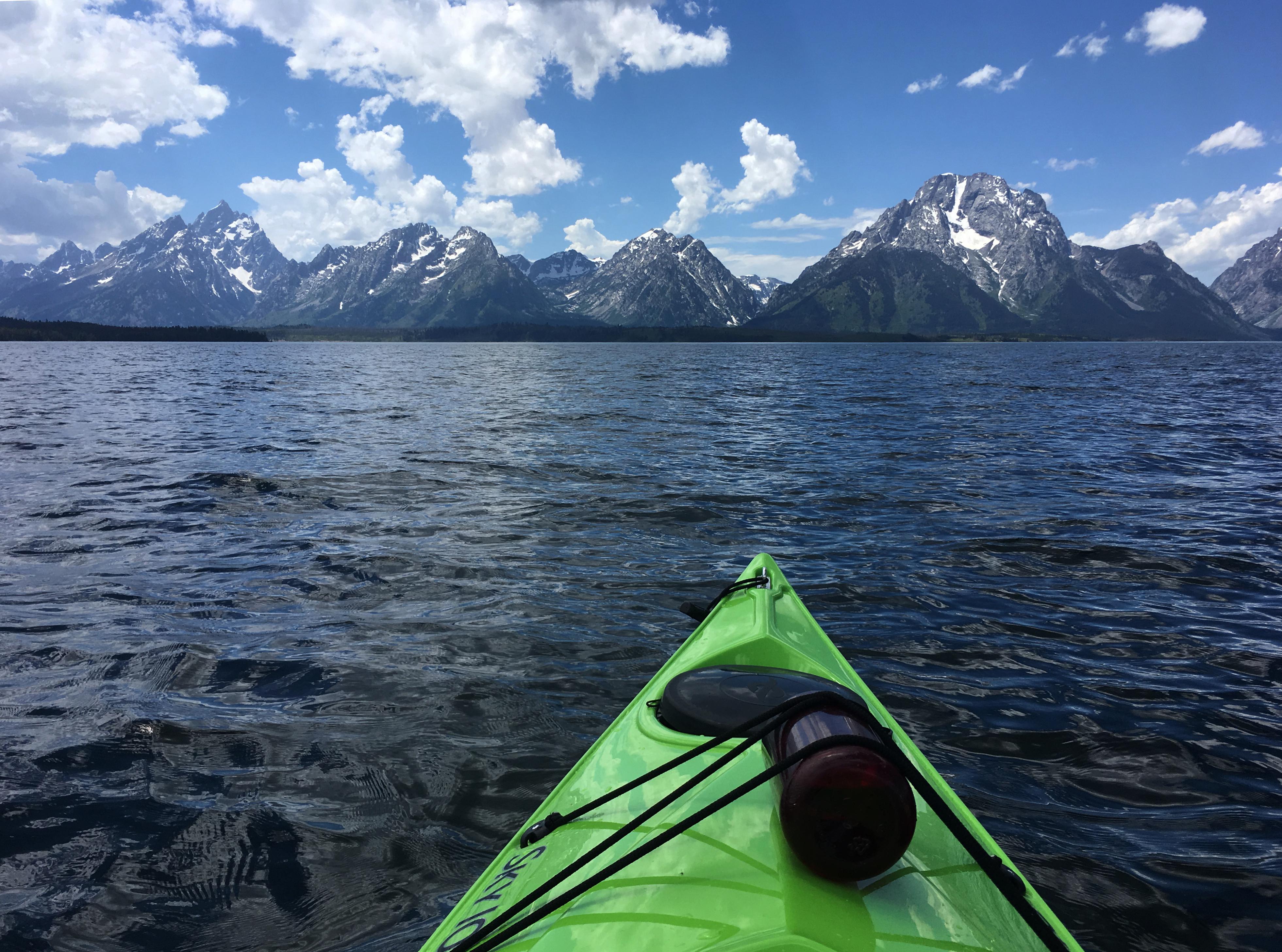 jackson lake at grand teton NP was one of my favorite paddles r/Kayaking