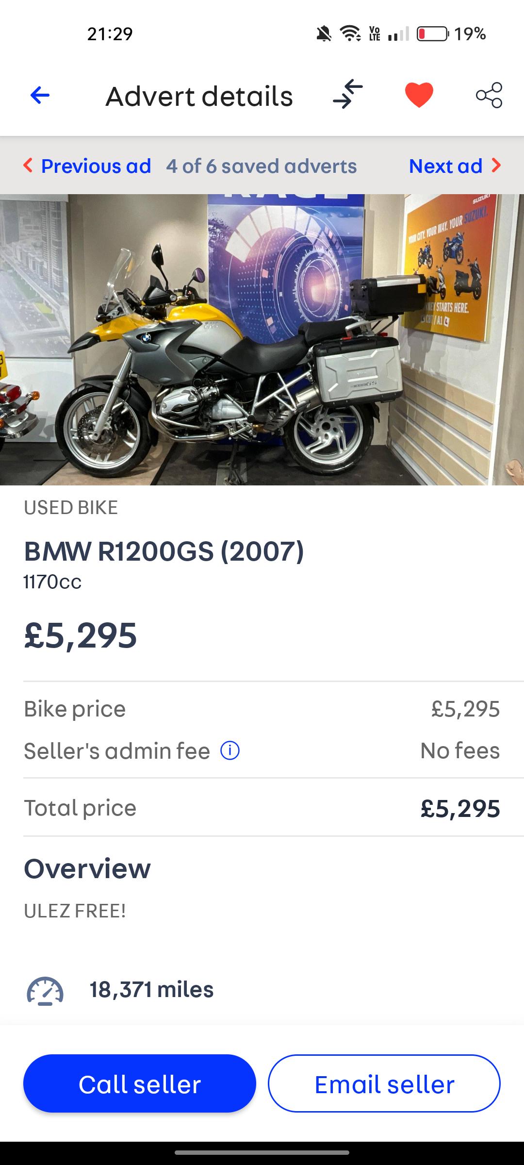 2007 1200gs, 18k miles, panniers, £5295, is this worth it? r/motorcycles