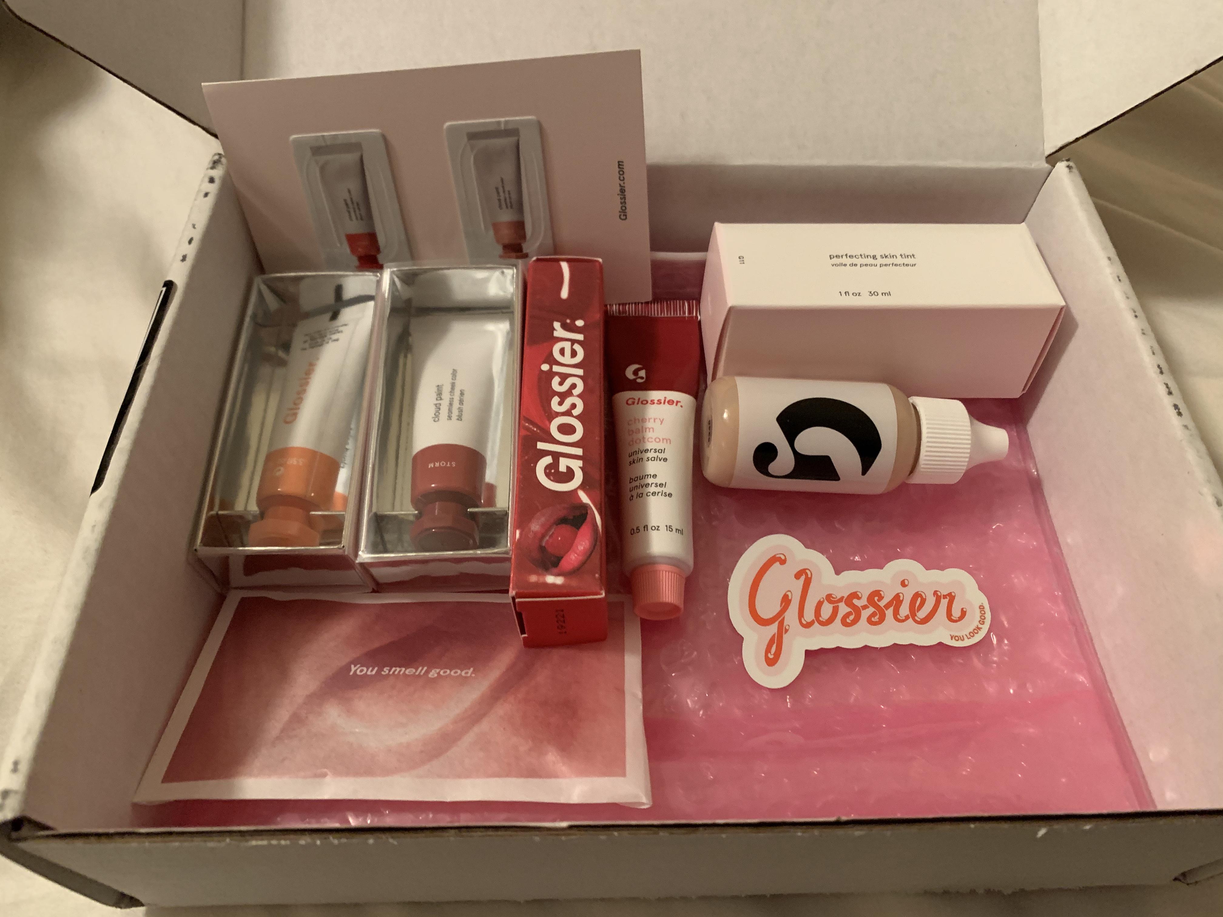 First Glossier Order r/glossier