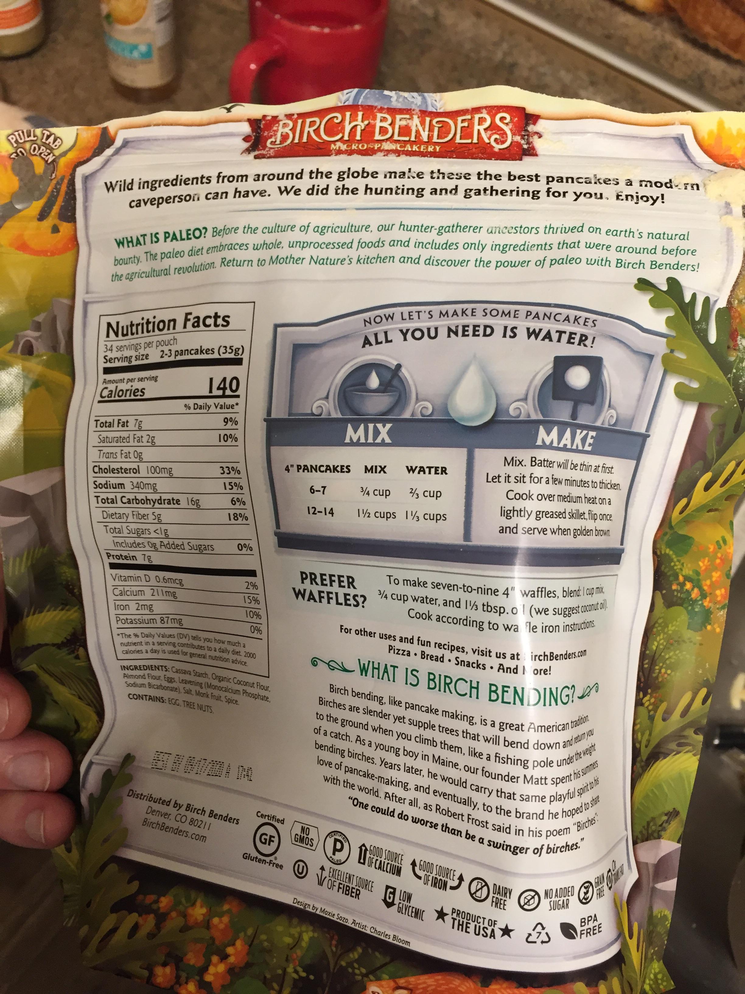 Keto Pancake Mix. Found at Costco. r/Keto_Food