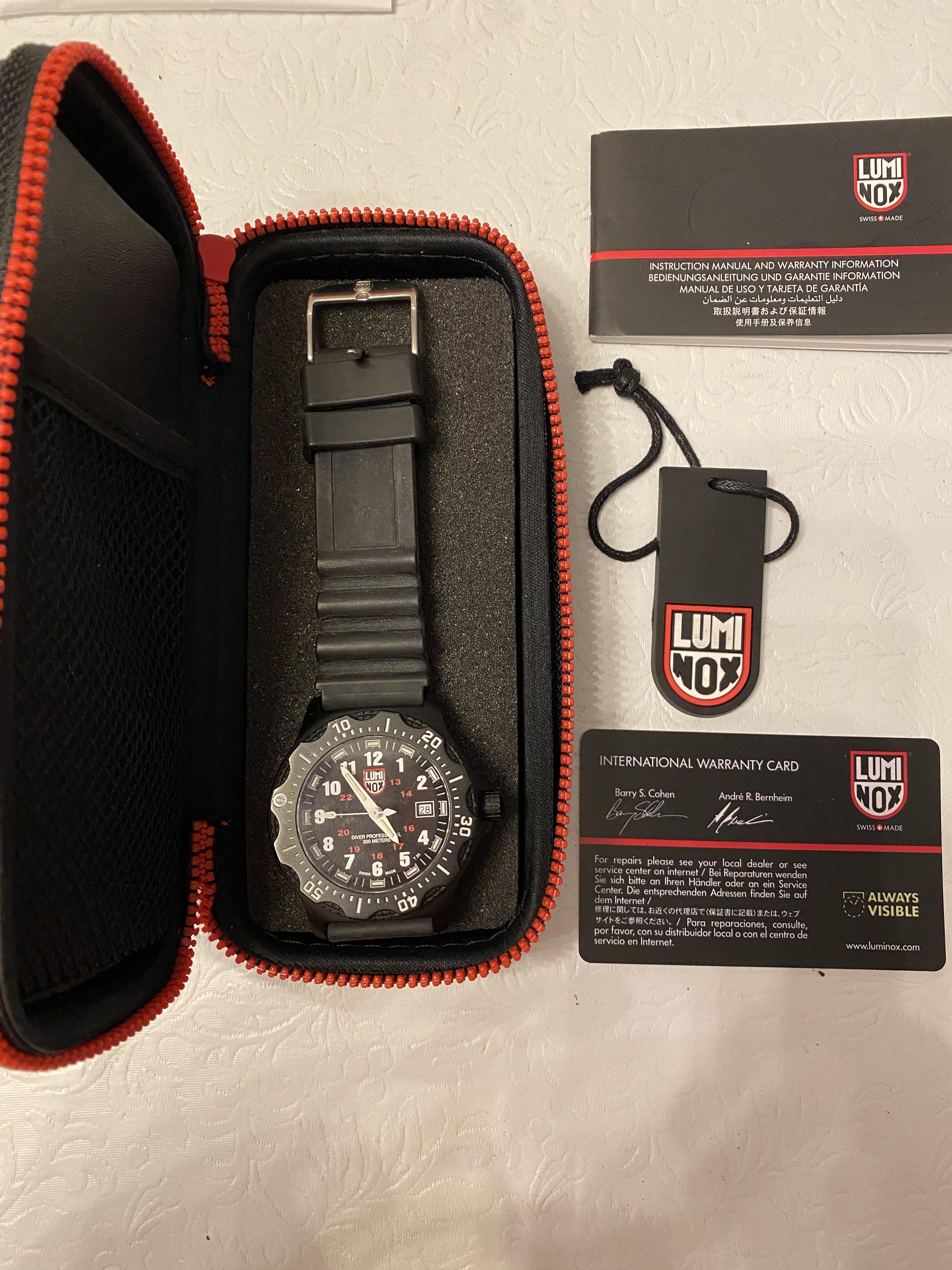 Luminox 8400 full set. From 2014 r/luminox