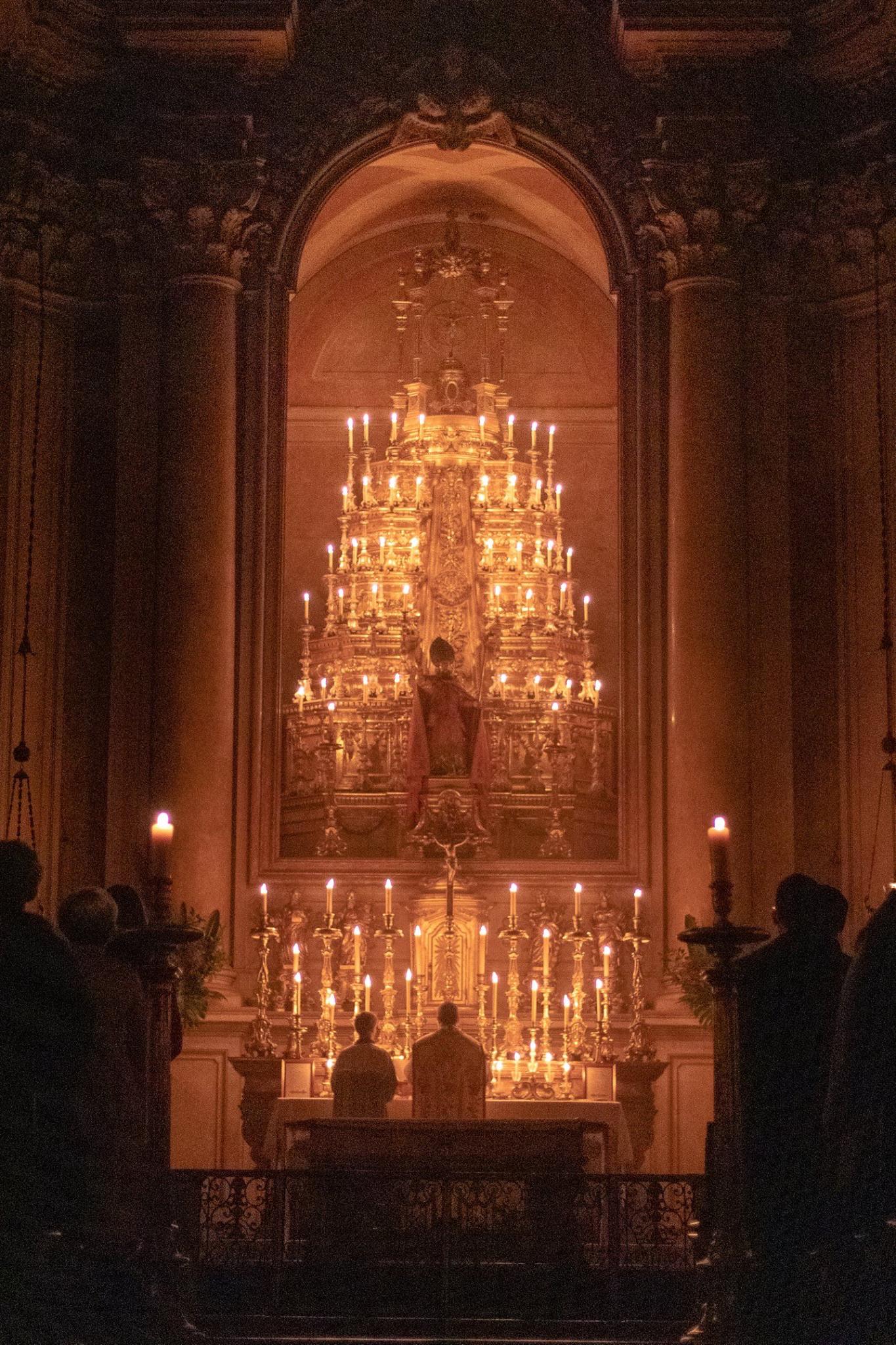 The Rorate Mass is a Votive Mass in honor of the Virgin Mary for the