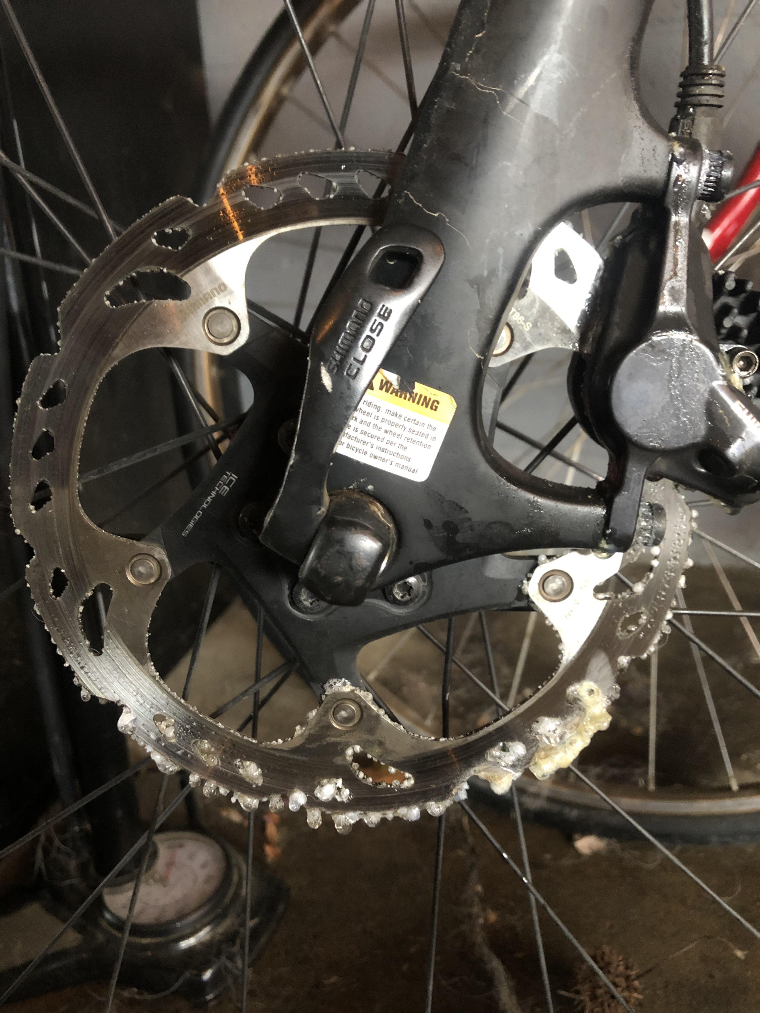 Oozing Disc Brake r/bikewrench