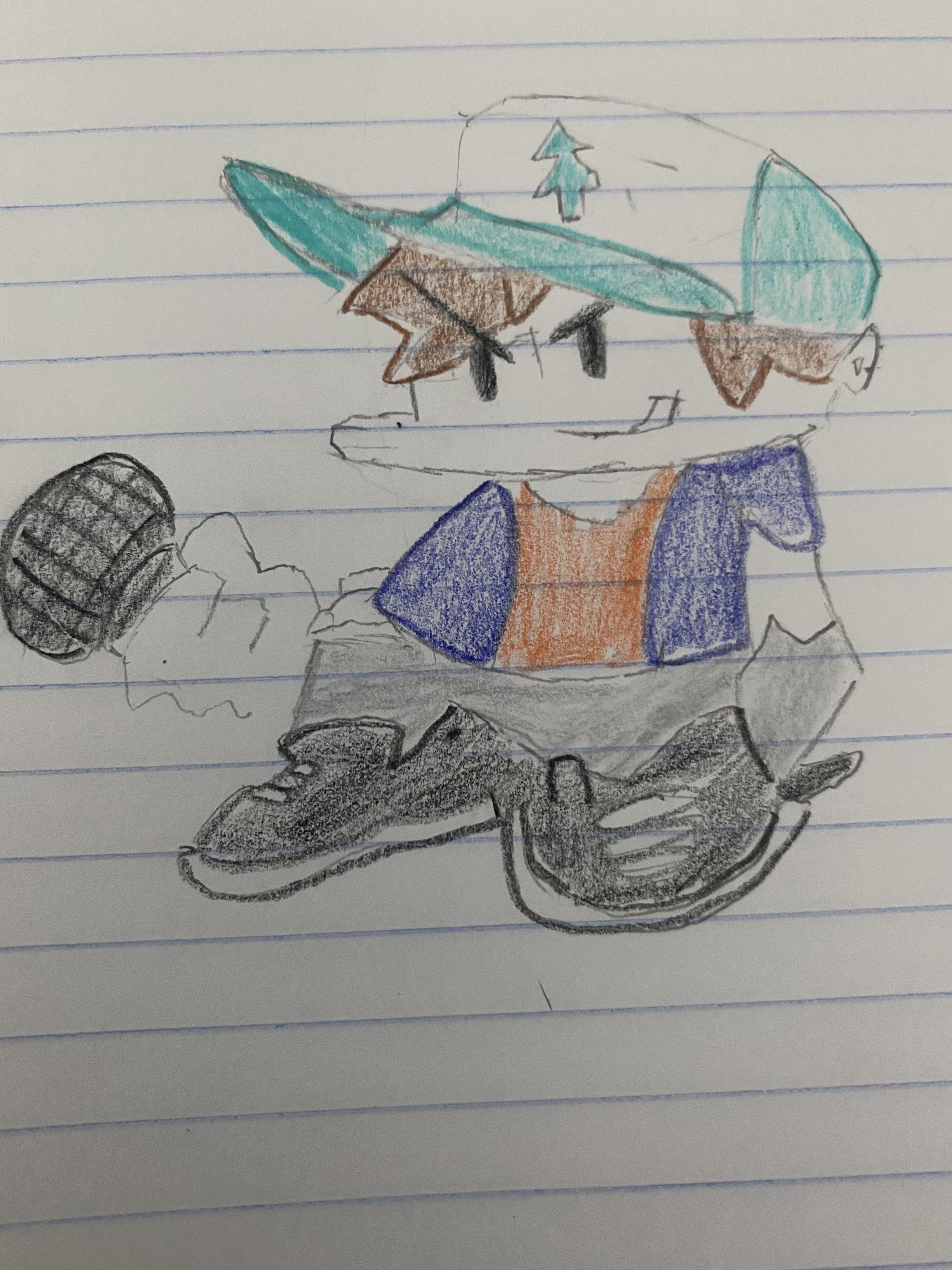 Dipper as Boyfriend from Friday Night Funkin r/gravityfalls