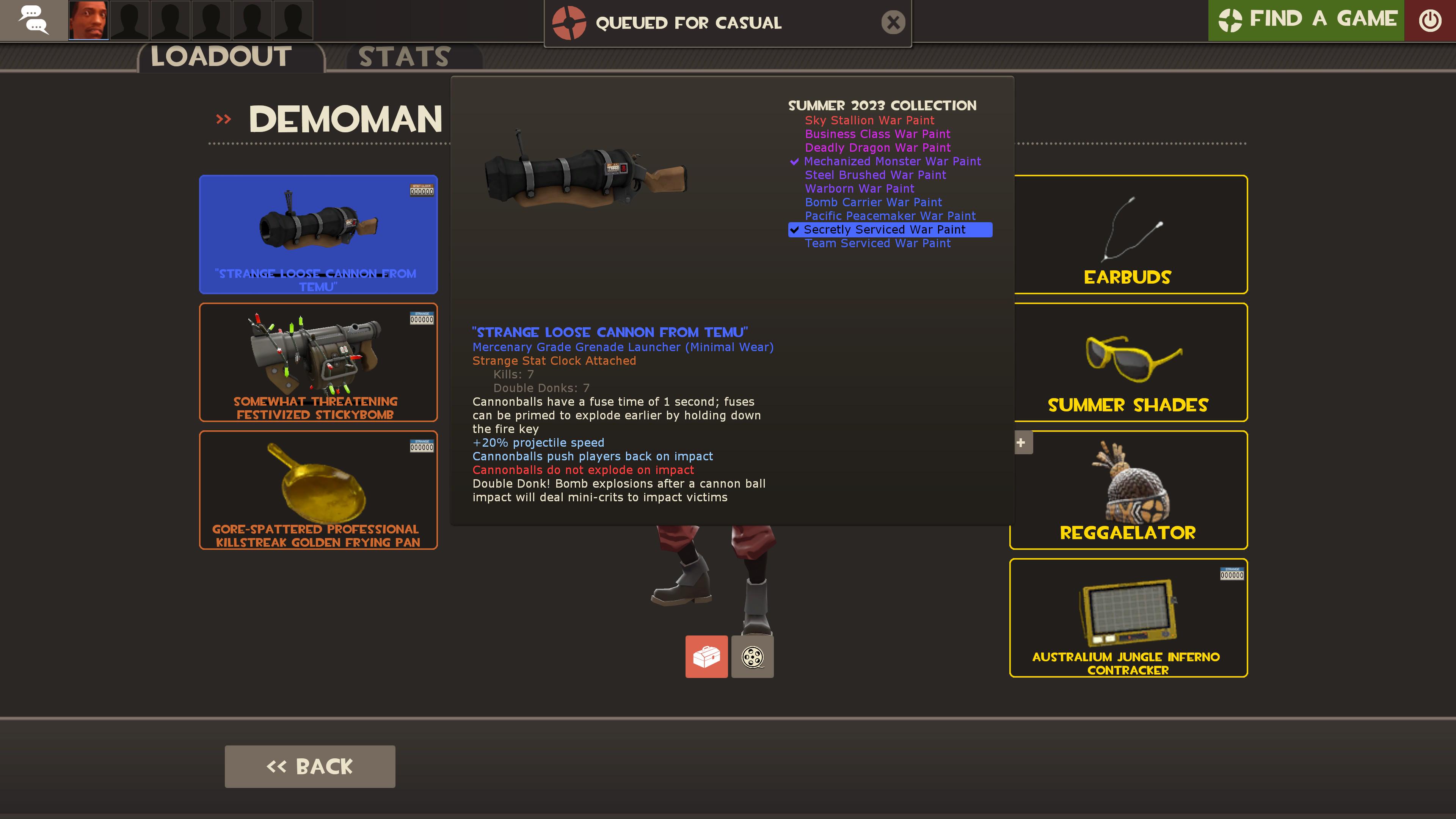 Is there a subreddit for TF2 War Paints? r/TF2fashionadvice