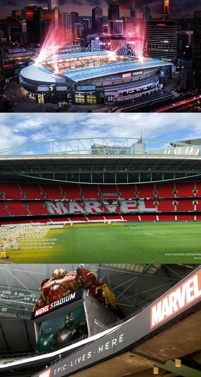 Further images of Marvel Stadium, Melbourne, Aus. r/marvelstudios(06)