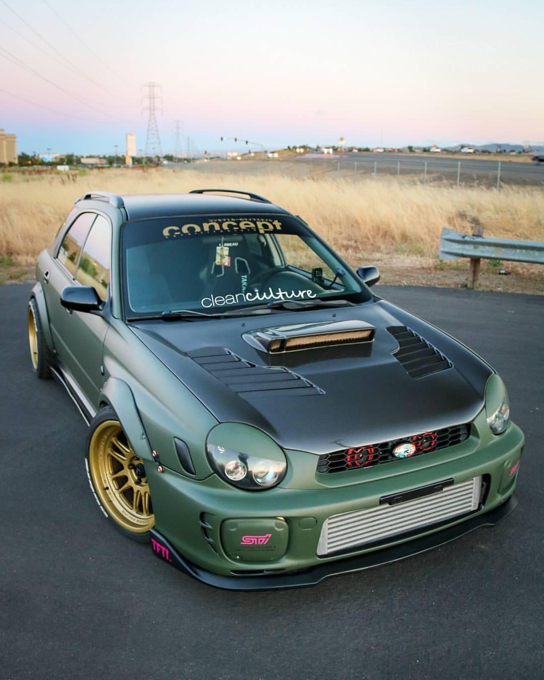 My buddy's bugeye wagon. It's for sure come a long way lol subaru