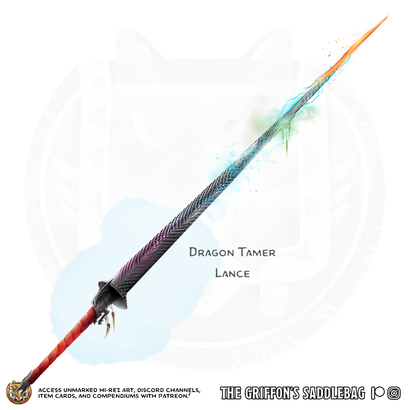 {The Griffon's Saddlebag} Dragon Tamer Lance Weapon (Lance) r