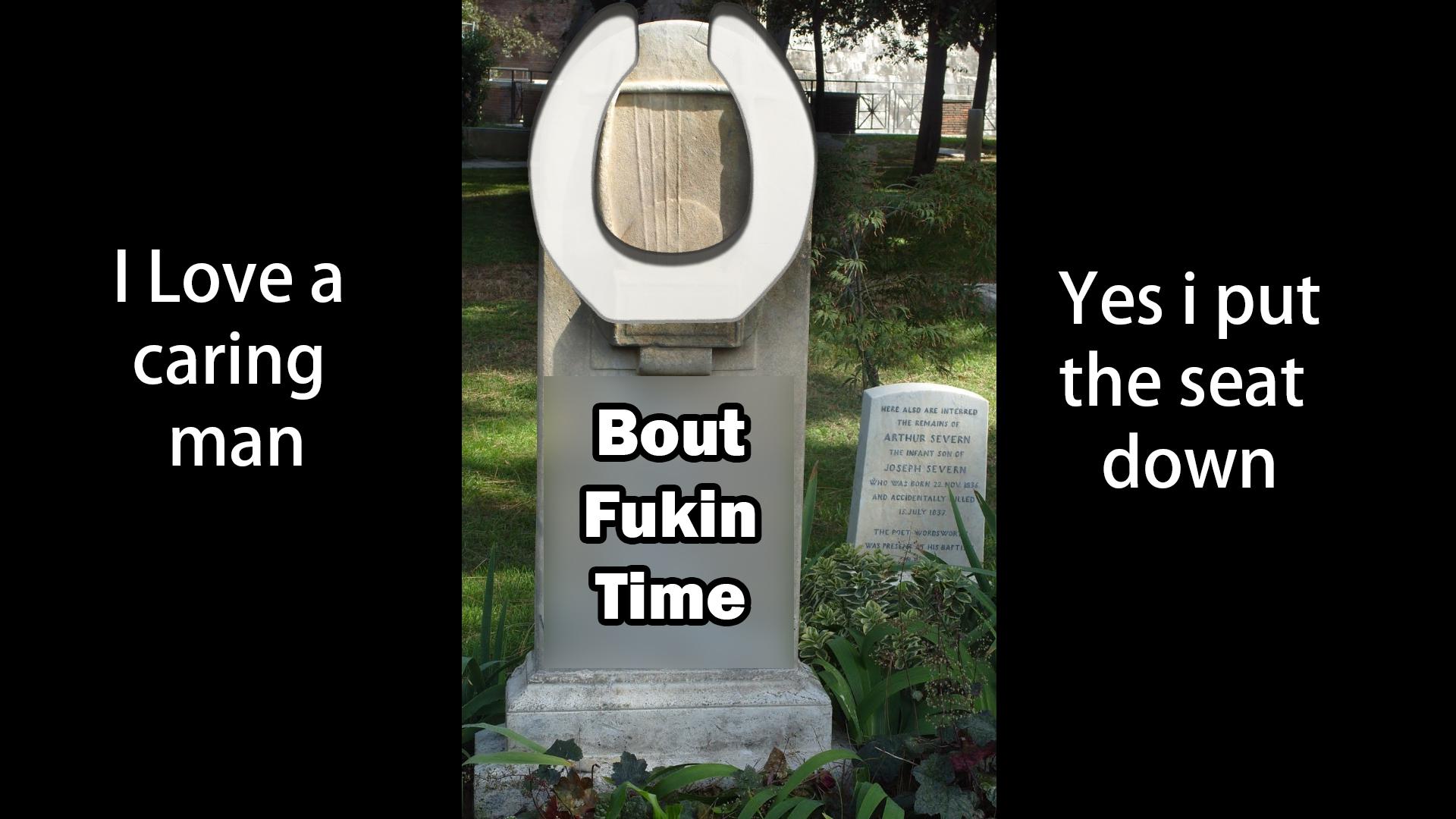 So I finally put the seat down!!!! r/memes