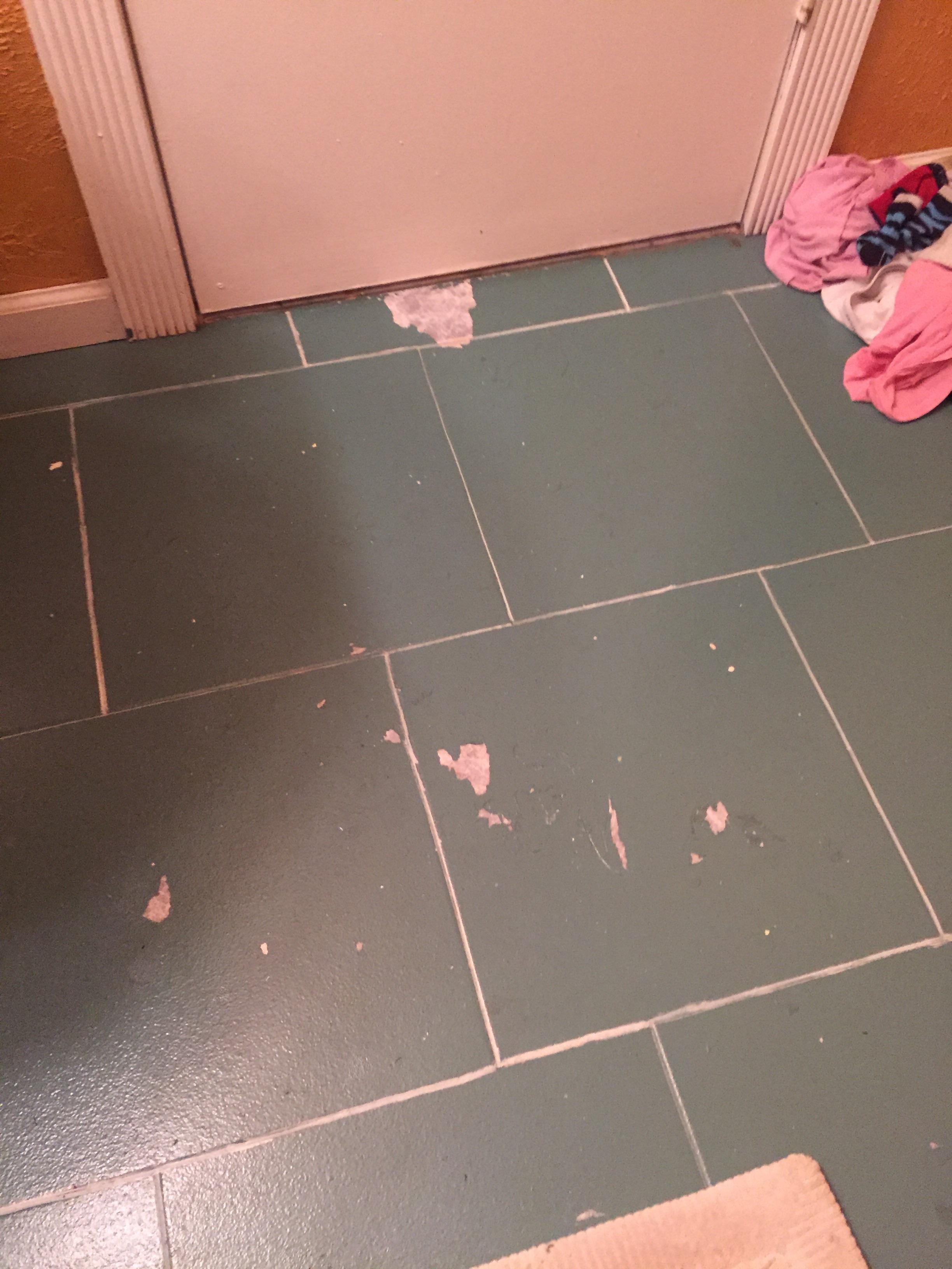 The owners of the house used wall paint on the floor.. r/DiWHY