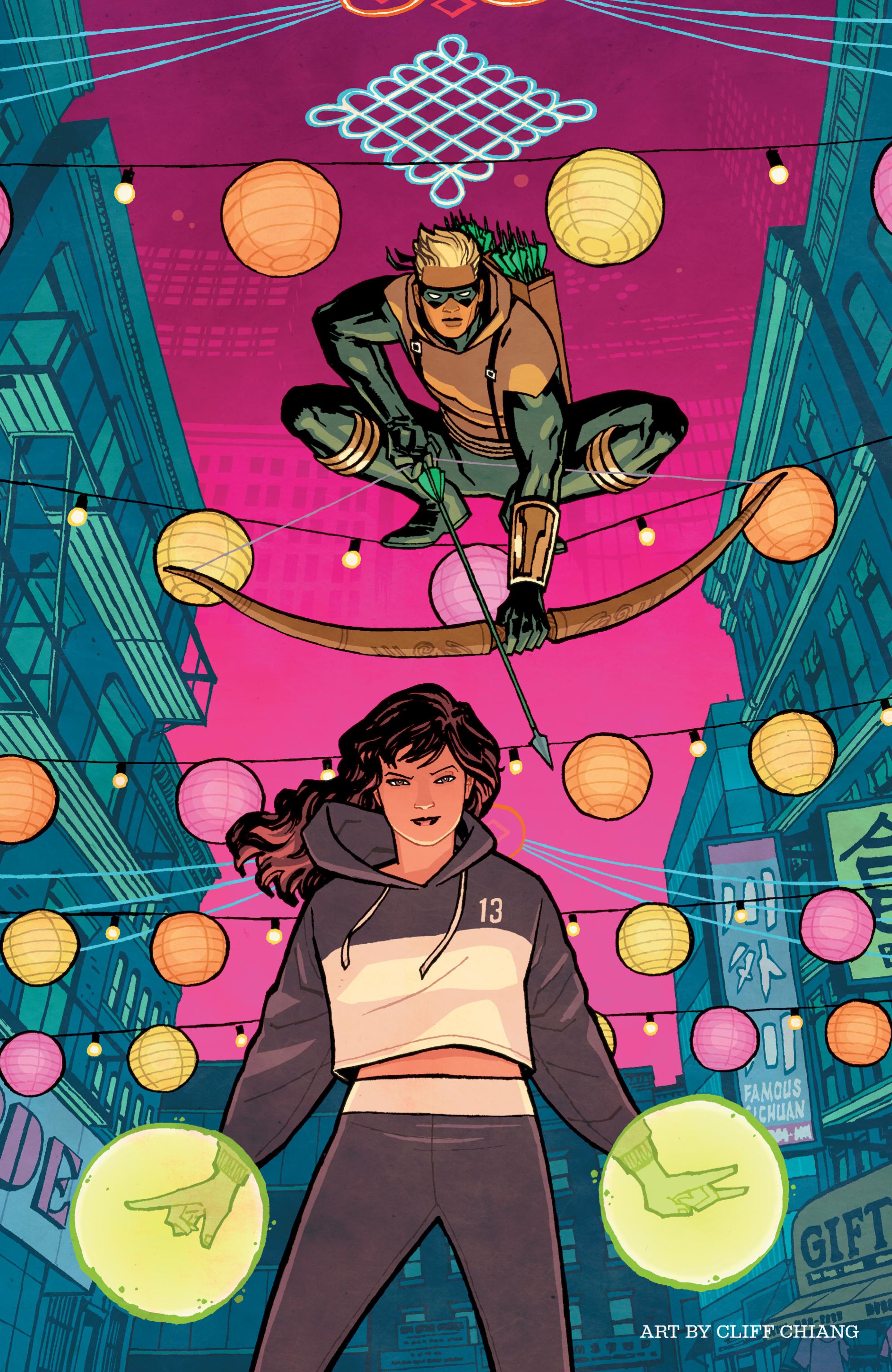 [Artwork] Connor Hawke and Traci 13, by Cliff Chiang