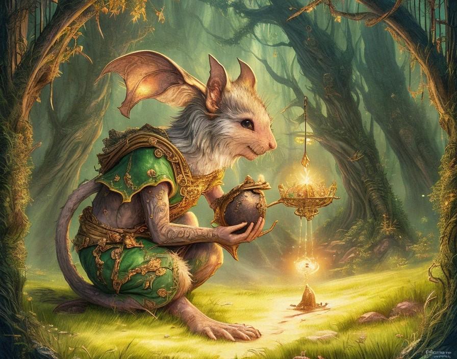 [Fantasy] Monster Mouse (Jabberwocky) : r/AIArtwork