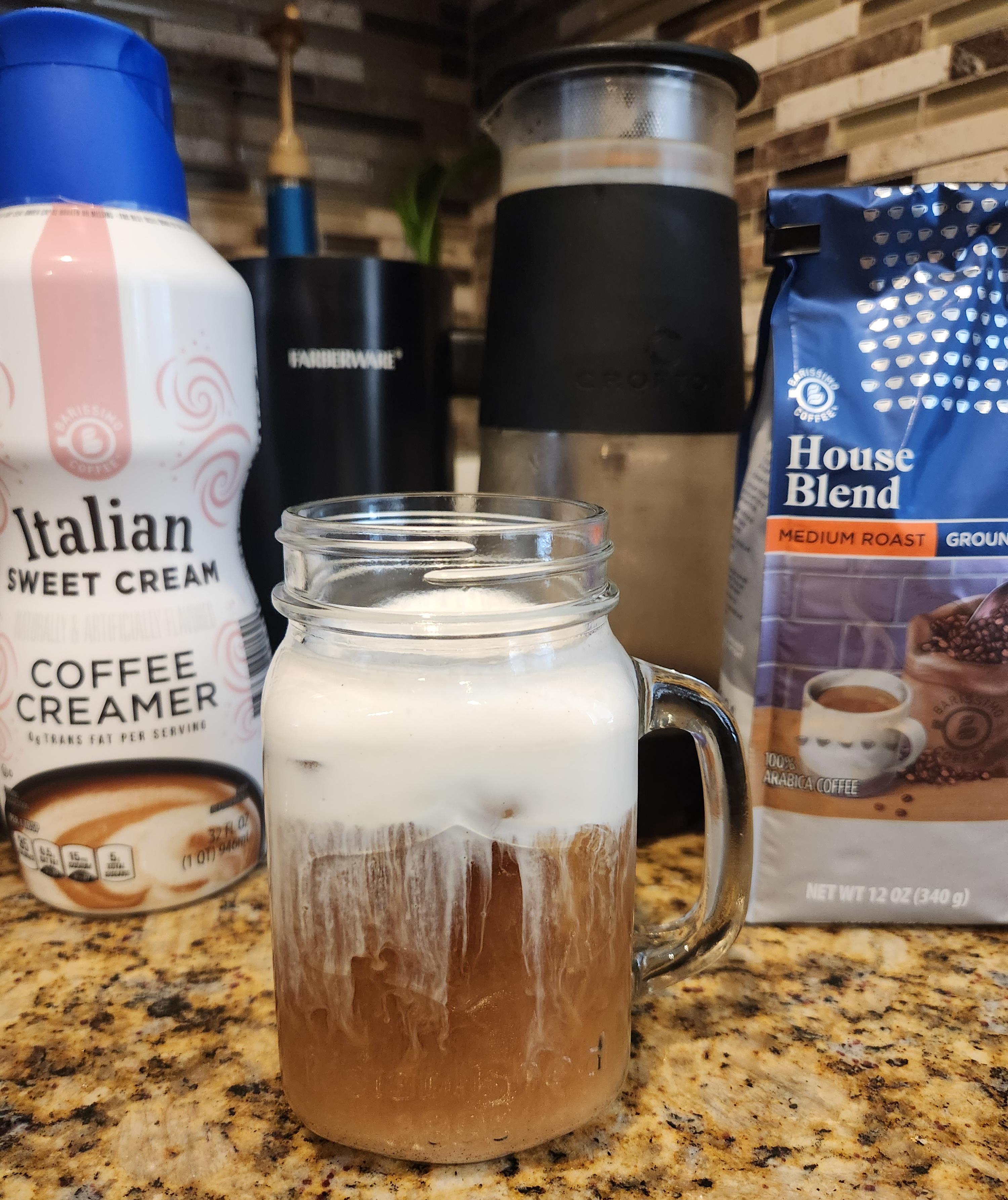 Cold brew with sweet cream cold foam r/aldi