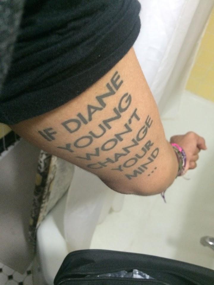 I think this is the best place to show my tattoo. Do you