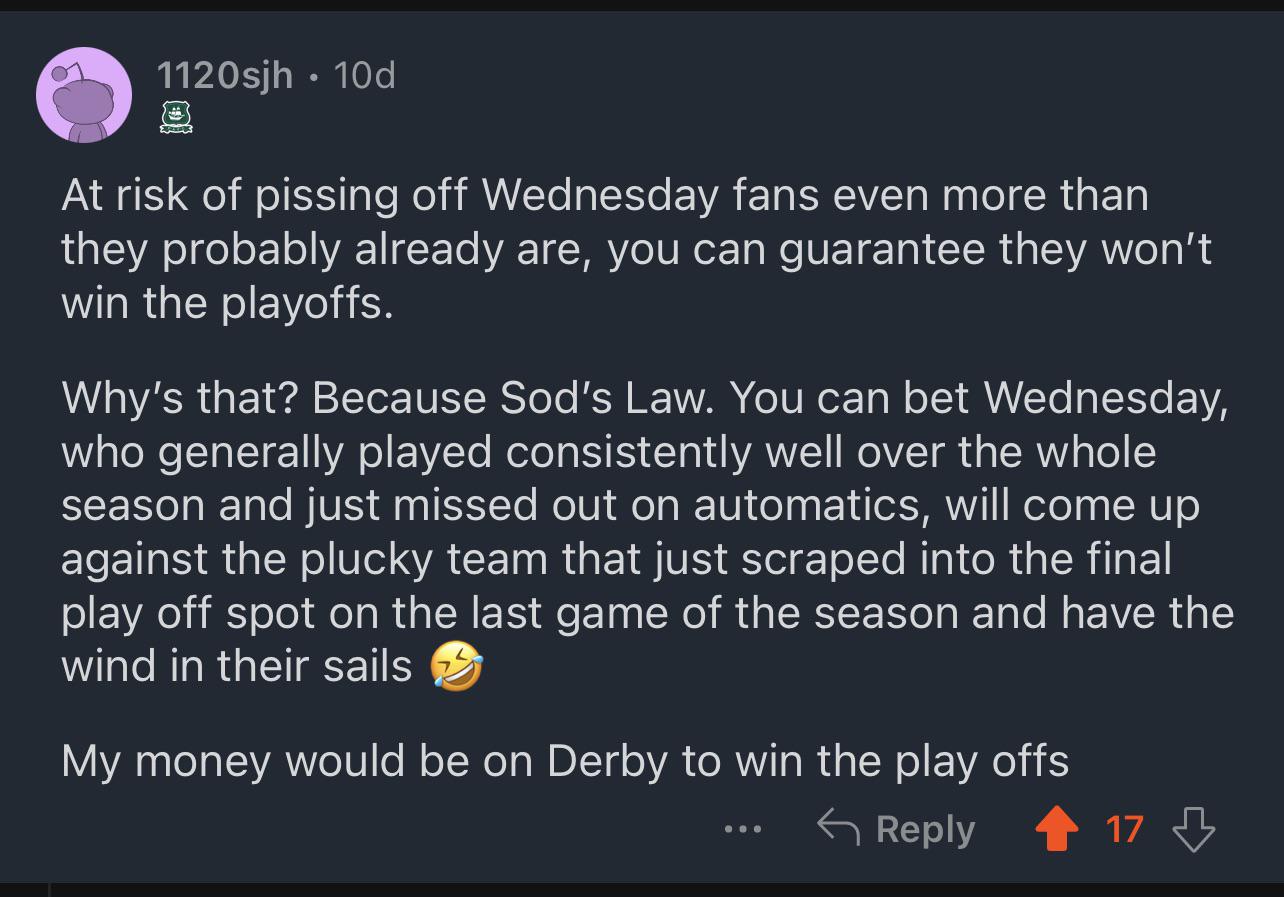 Don’t say I didn’t warn you! r/LeagueOne