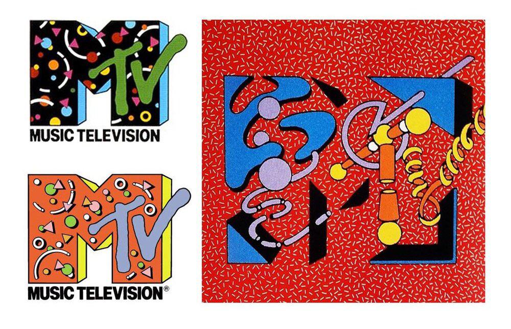 Classic versions of the MTV logo, 1980’s r/DesignPorn