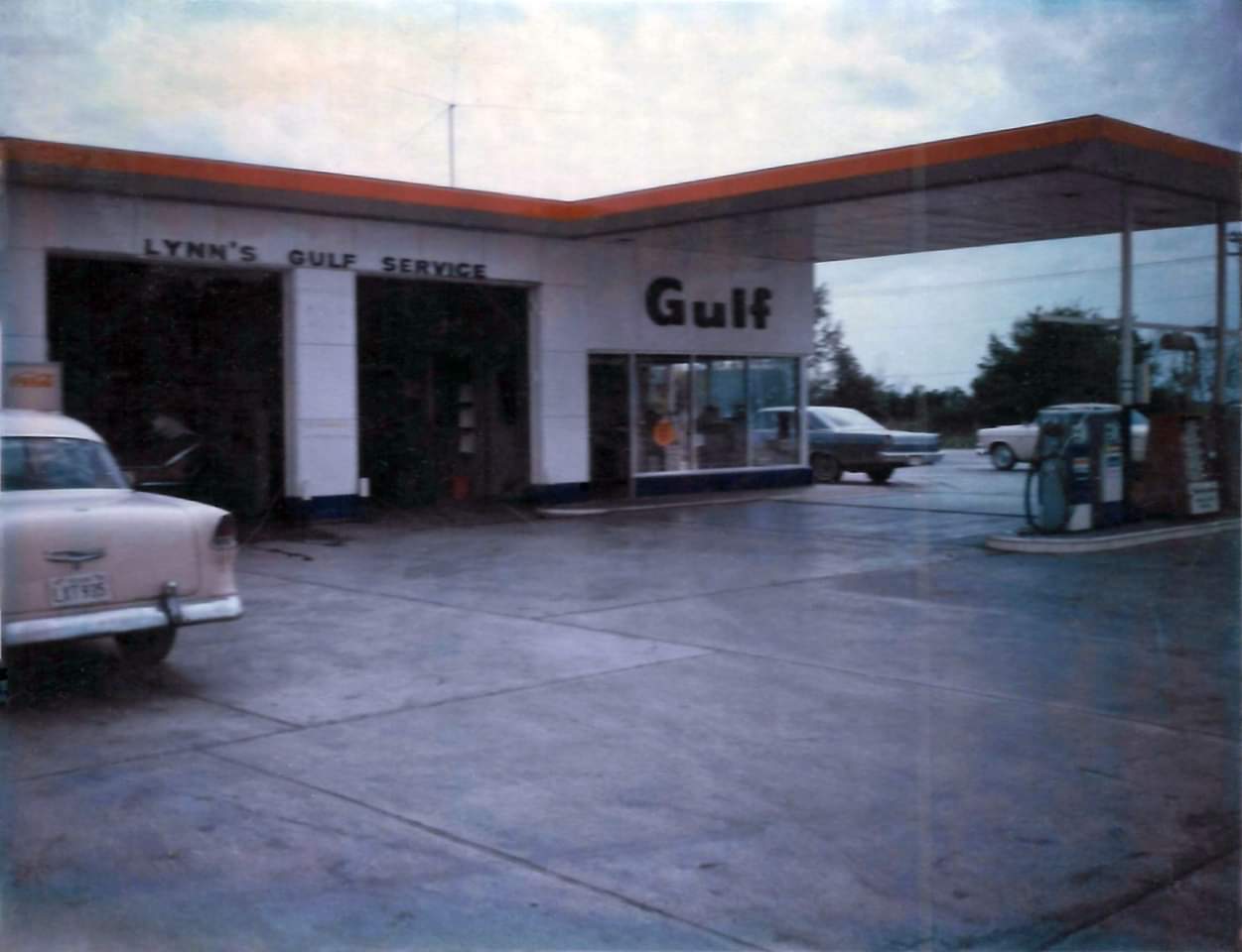 This was my uncle's gulf service station at Gessner and Westheimer in
