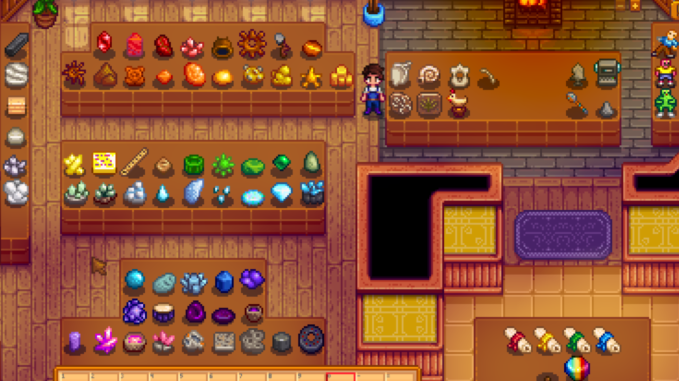 My museum layout so far! (Fall Year 3) r/StardewValley