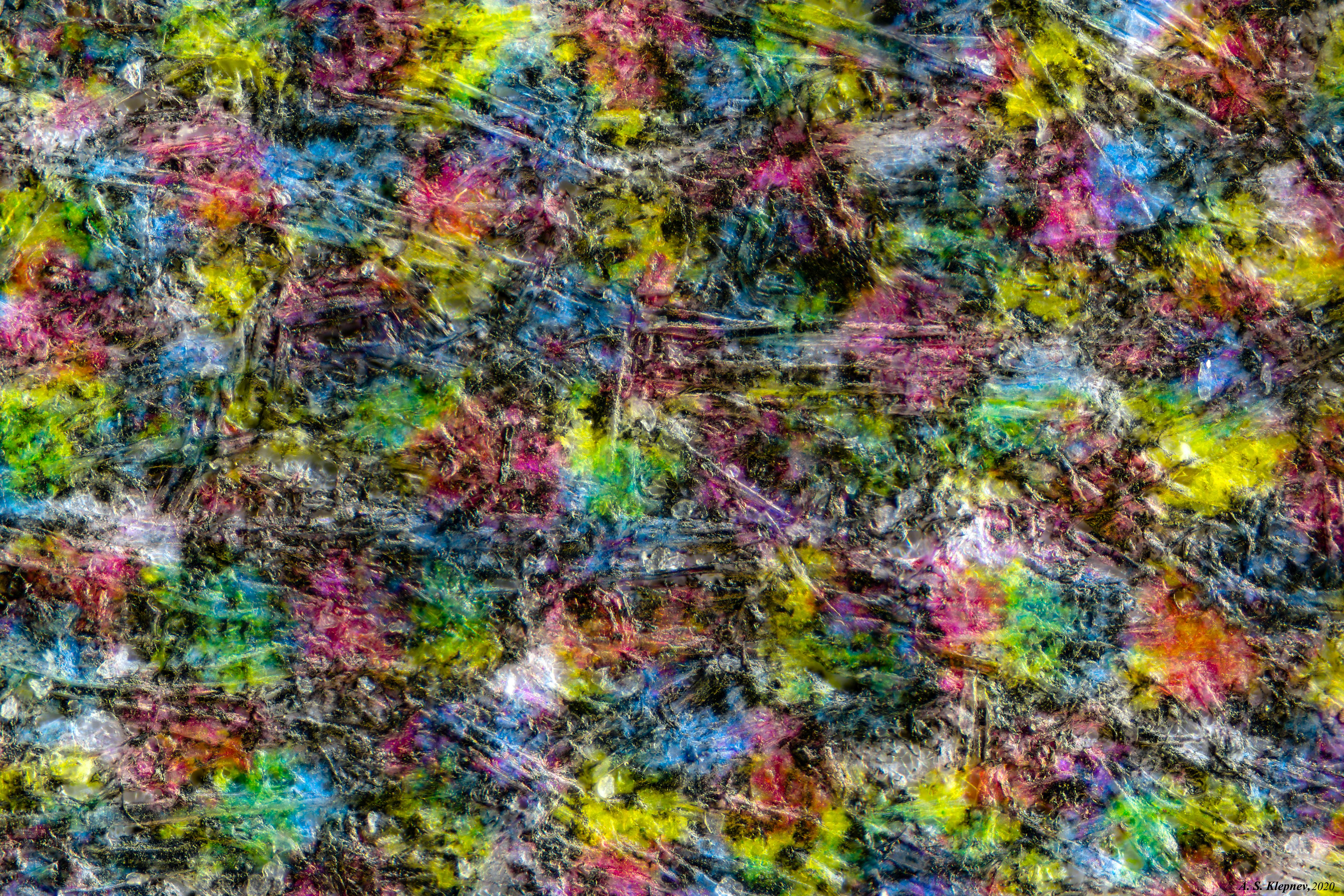 Newspaper photo under the microscope r/MacroPorn