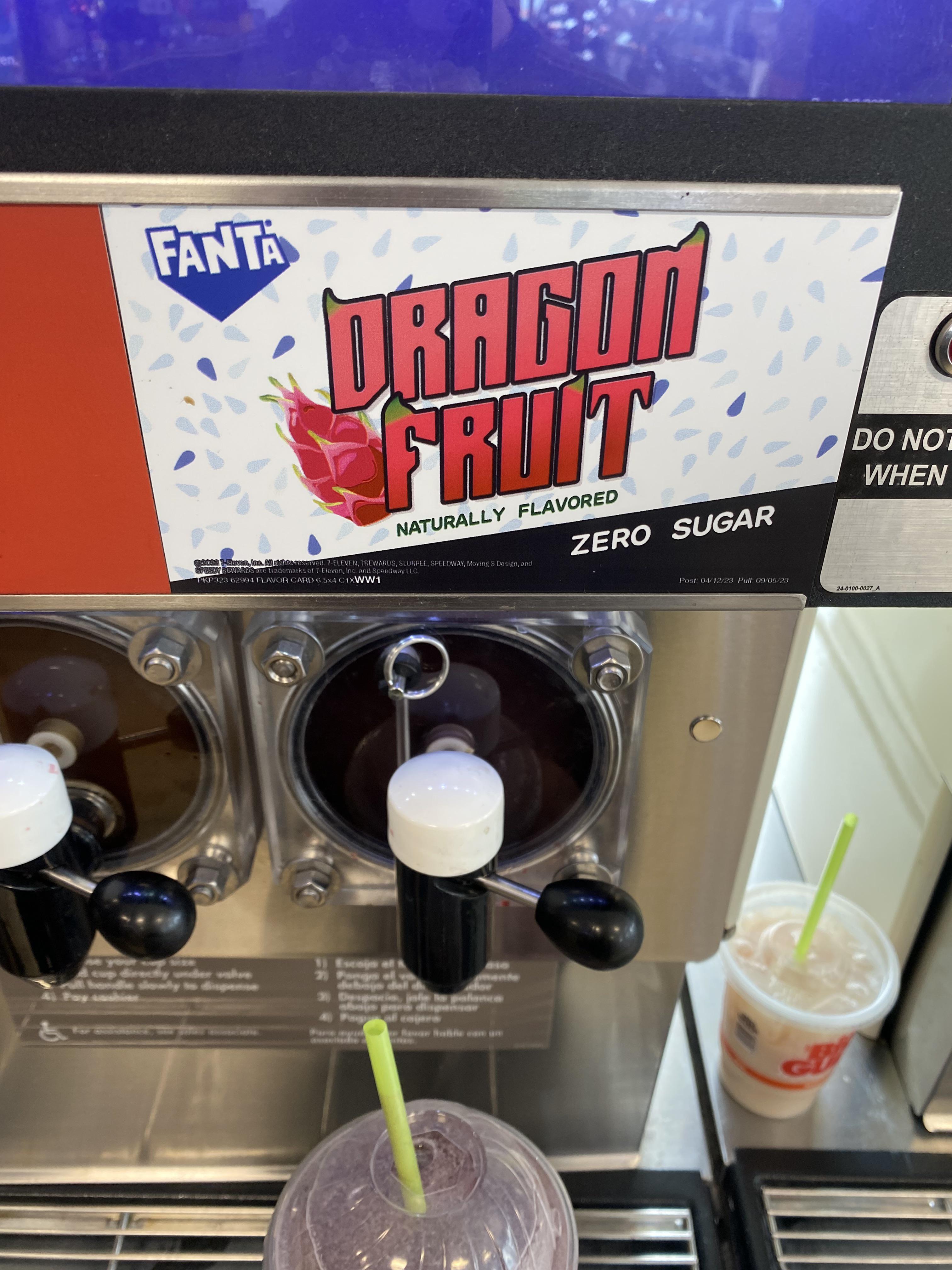 Fanta Dragon Fruit Slush found at 711 (Denver, CO) r/Soda