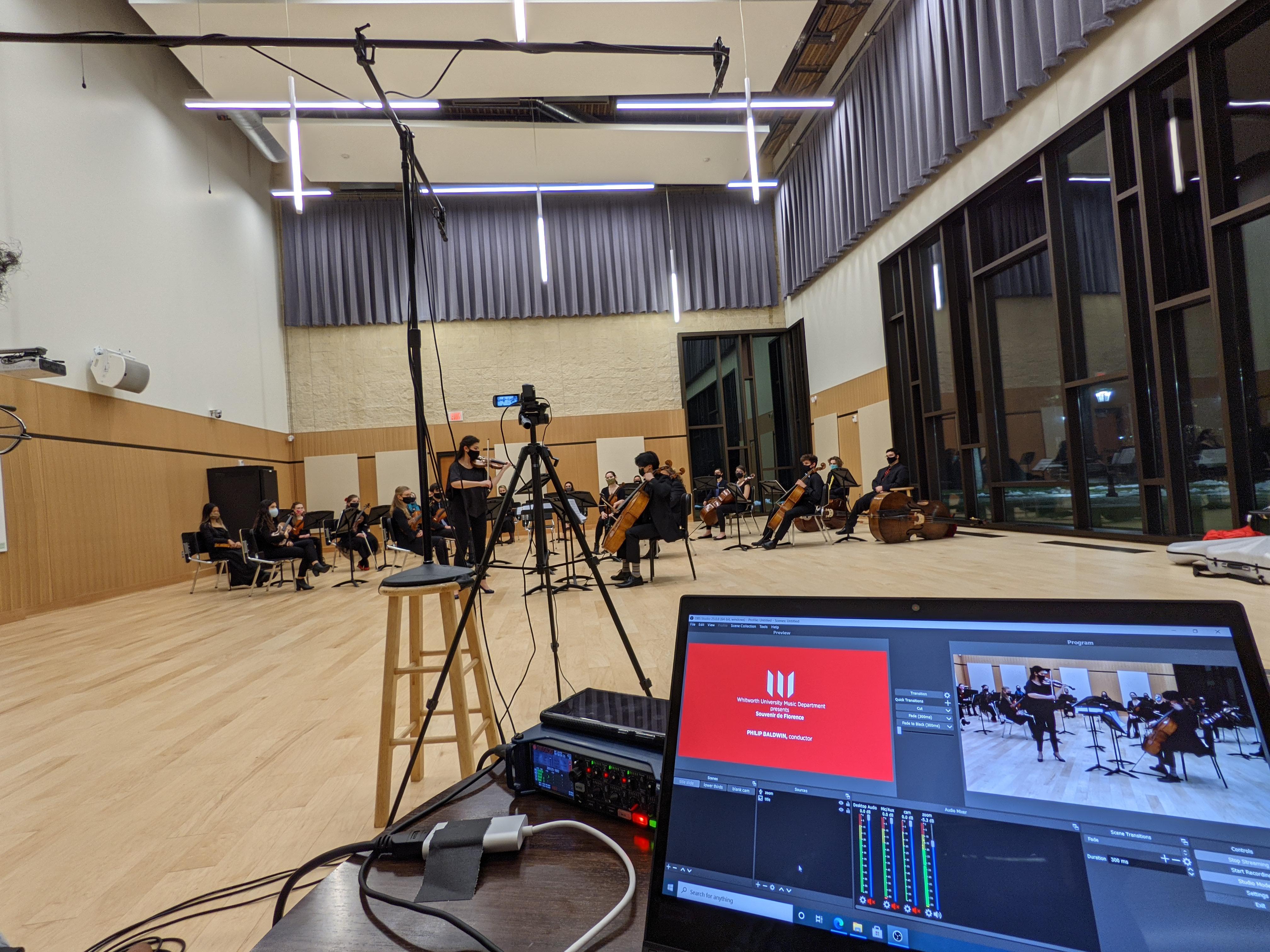 Live(stream) sound. This is what a lot of my gigs look like lately