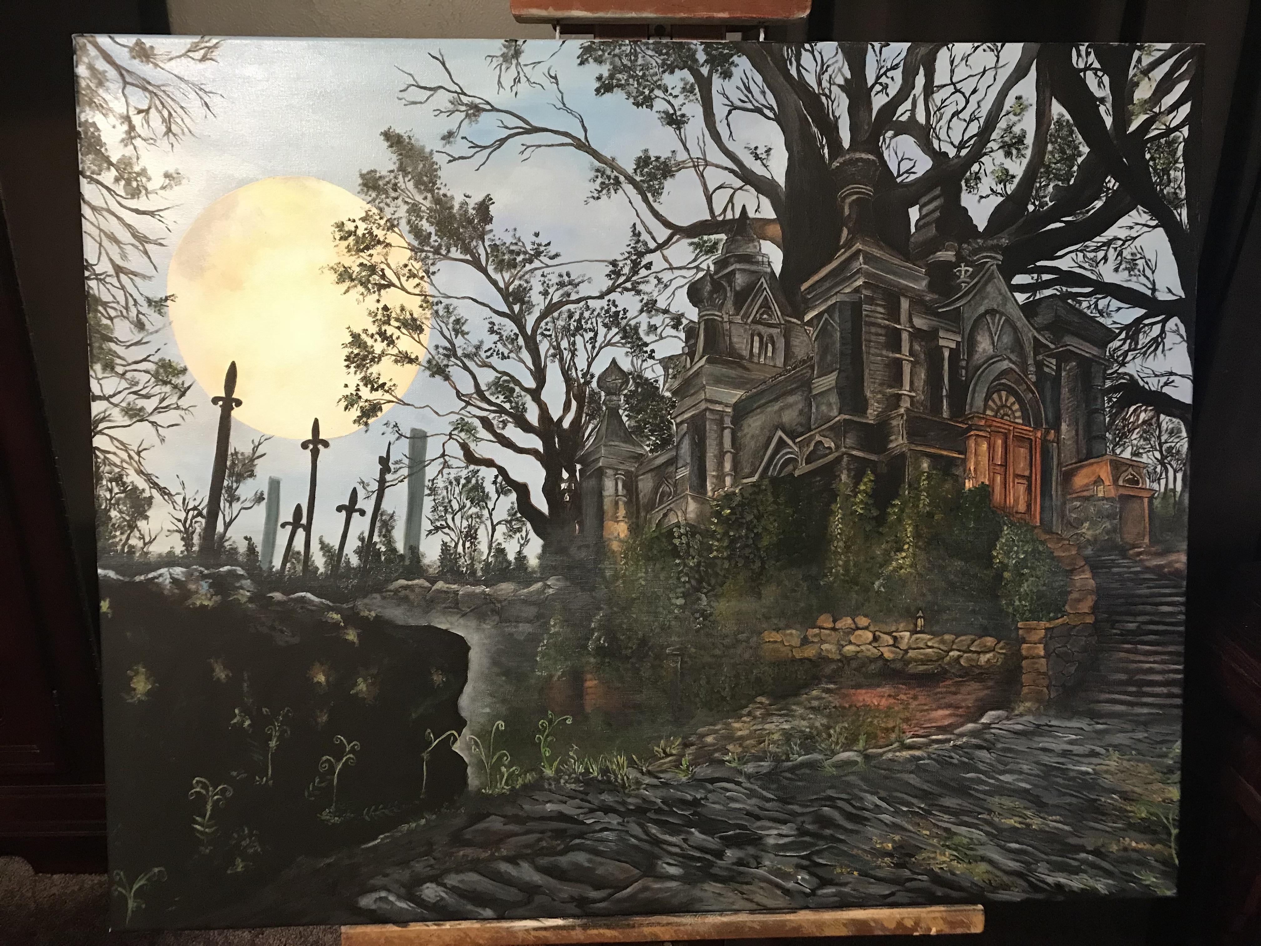 “Hunters Dream” Bloodborne, Acrylic, 2017 r/gaming