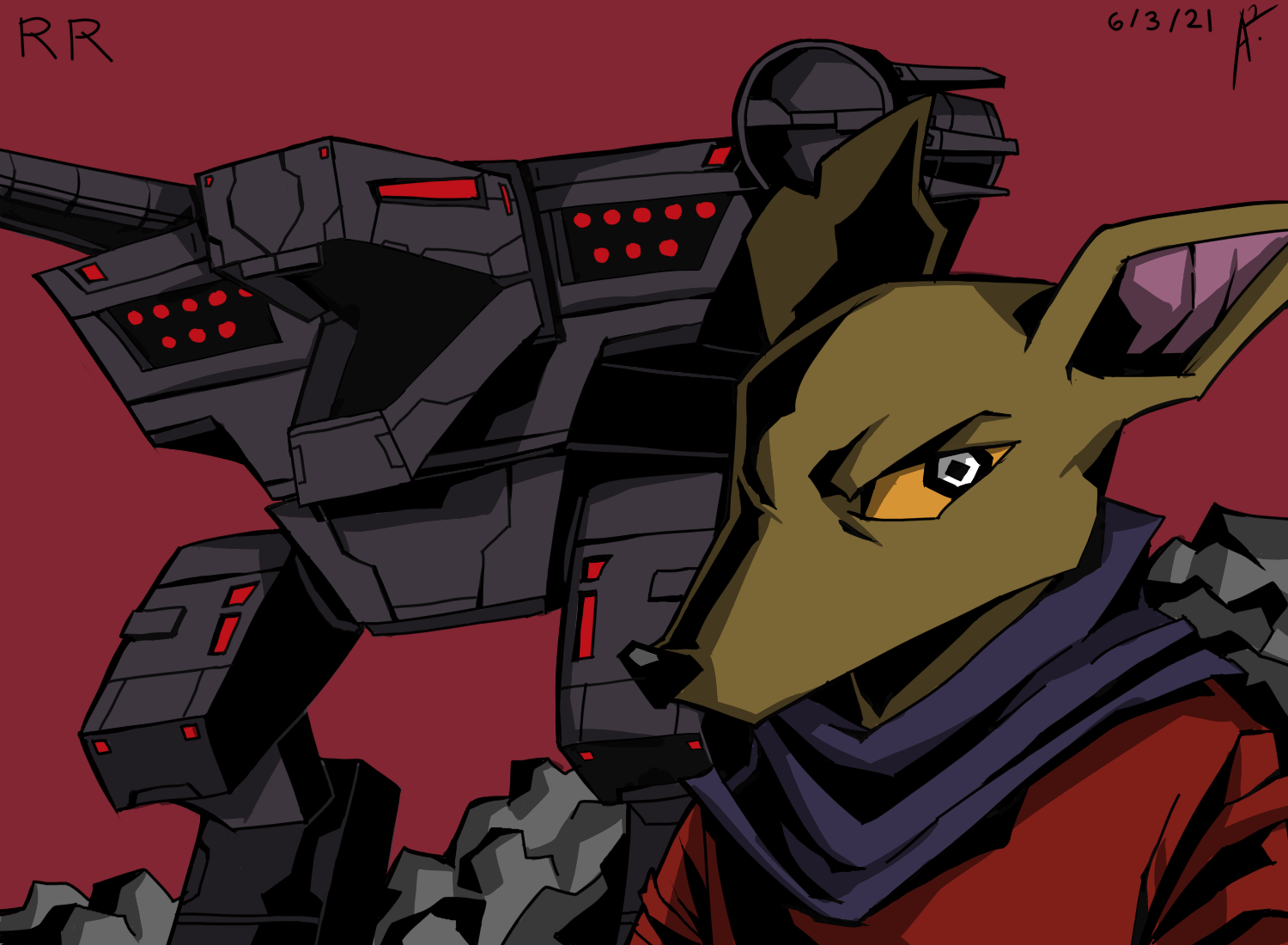 I drew the Resourceful Rat. Definitely one of my favorite bosses in EtG