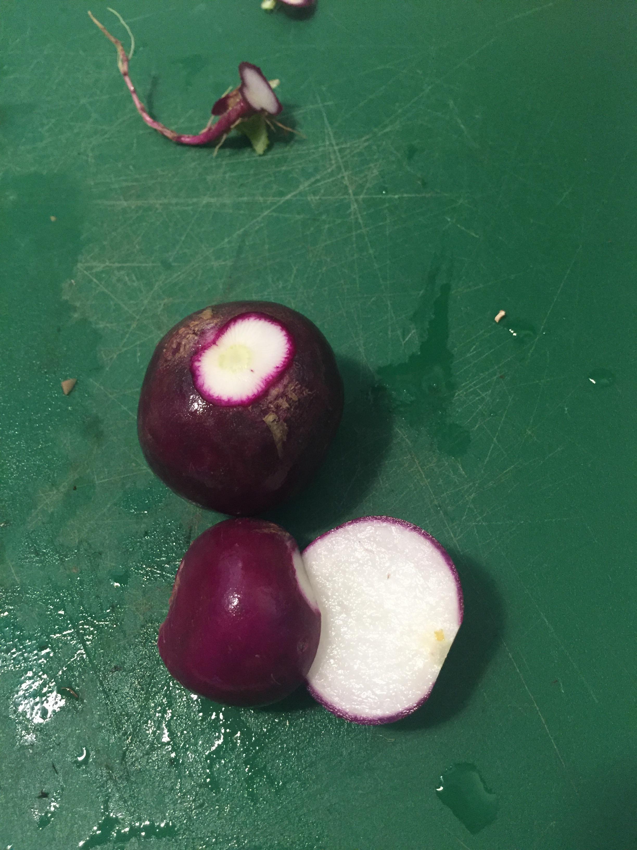 Why aren’t these purple radishes from my CSA as spicy as the red ones I