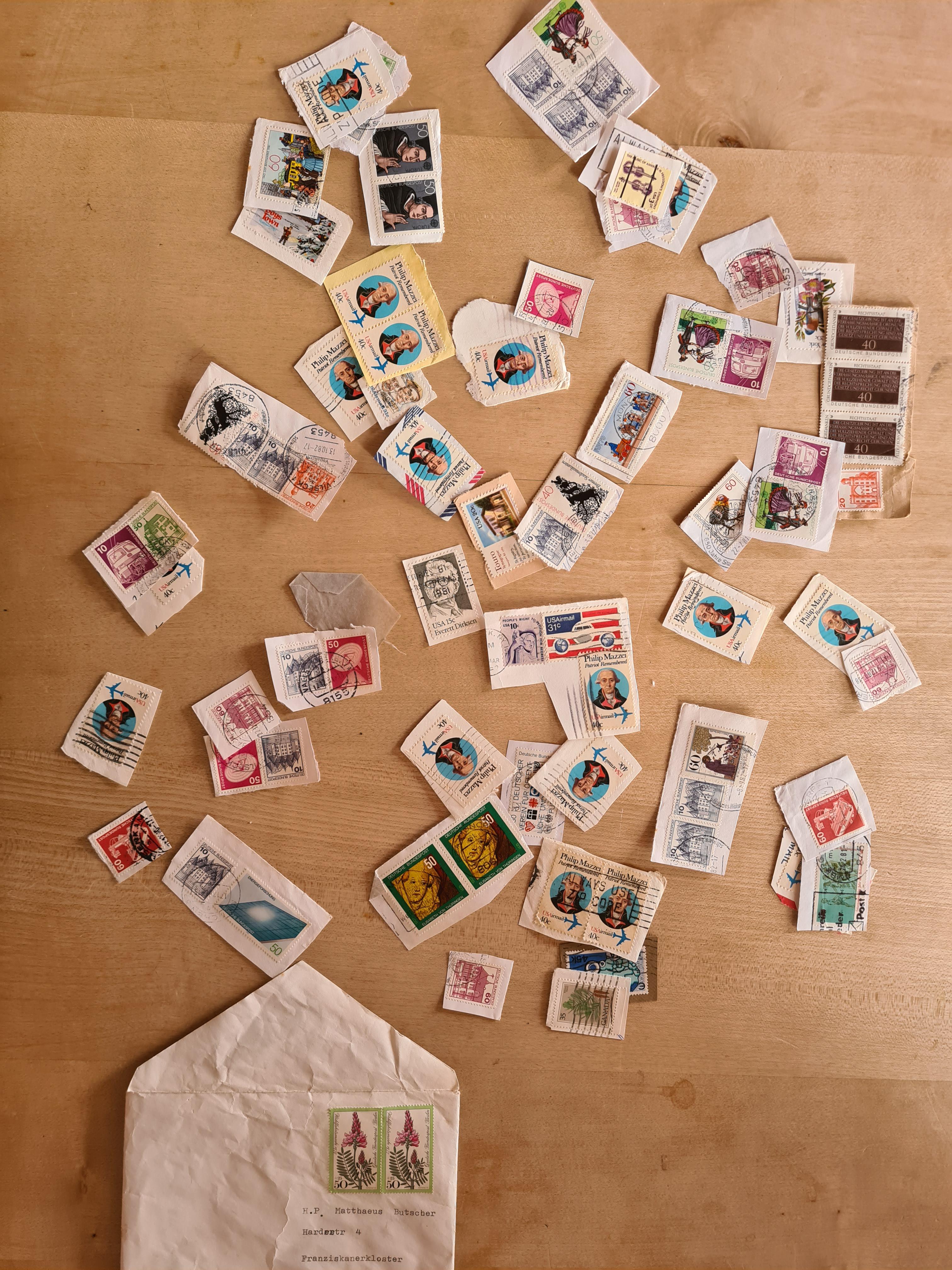 I don't know anything about stamps. These are mostly from my great