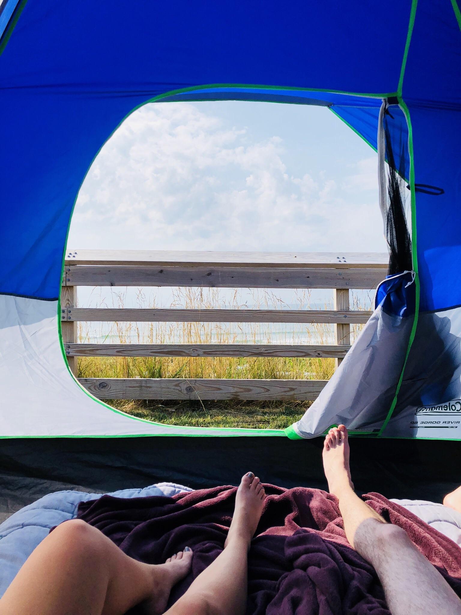 Montauk, camping on the ocean Outdoors