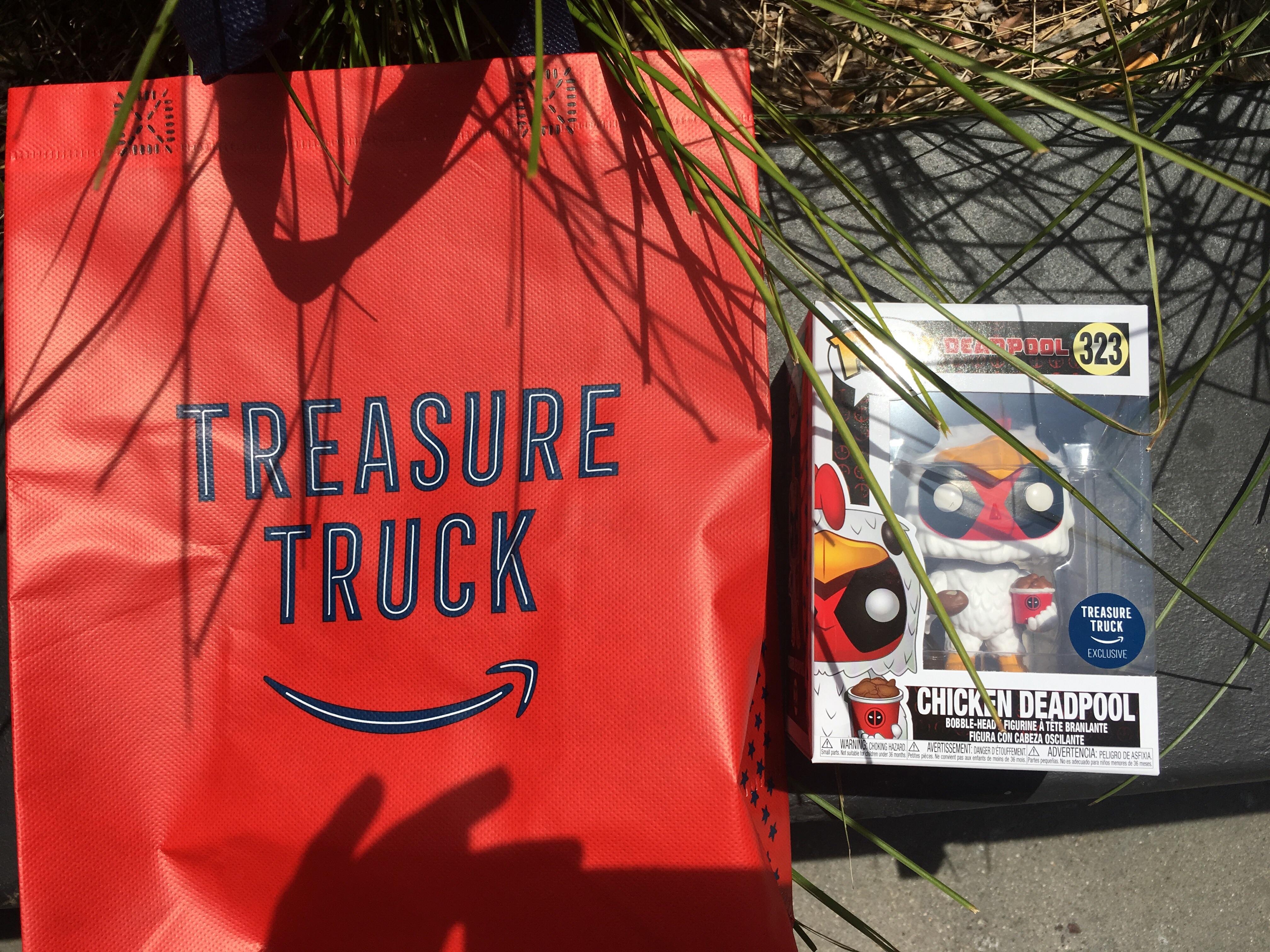 The Amazon Treasure Truck is in Horton Plaza for SDCC! It’s here until