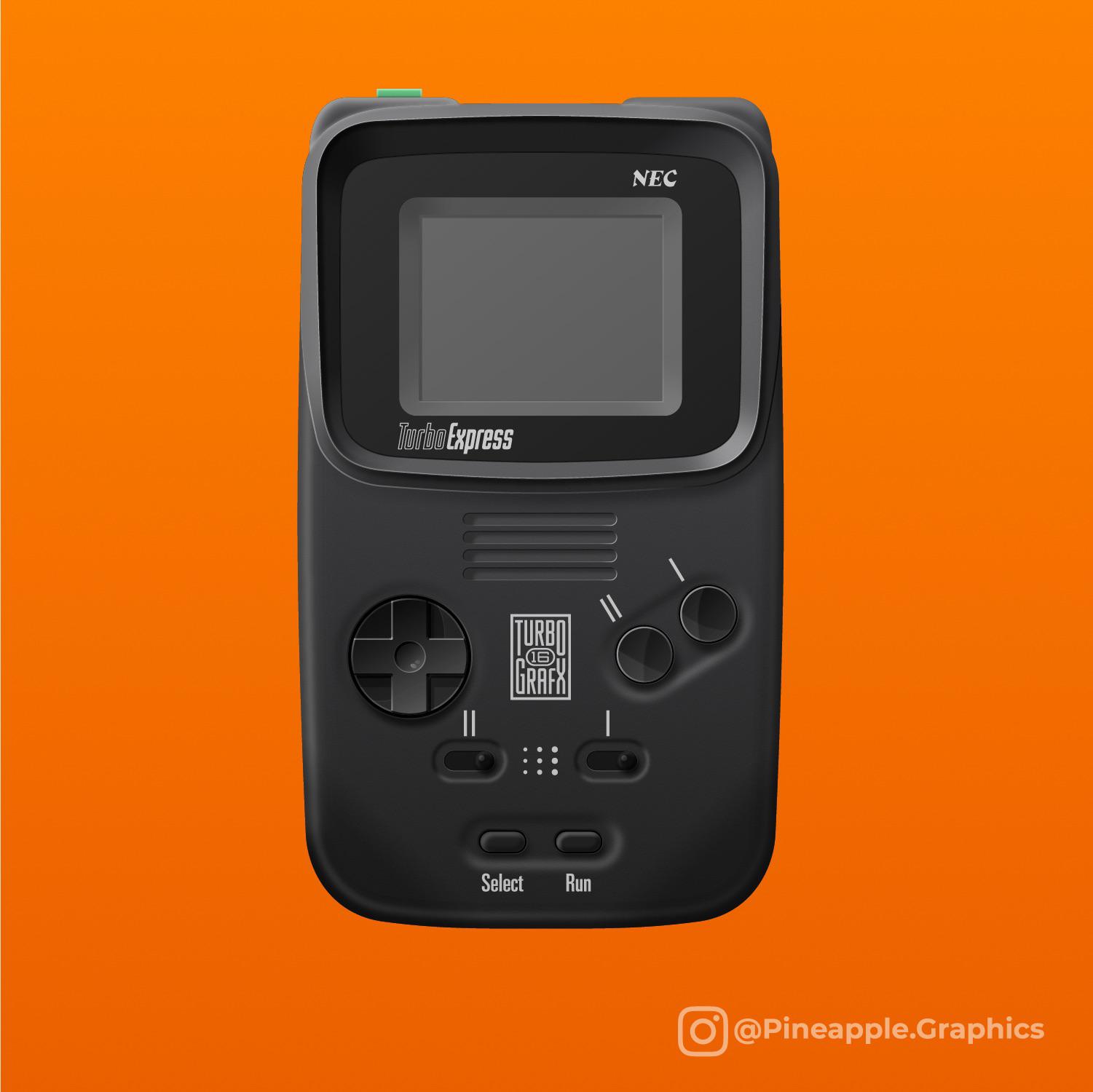 NEC Turbo Express Vector Illustration. r/AdobeIllustrator