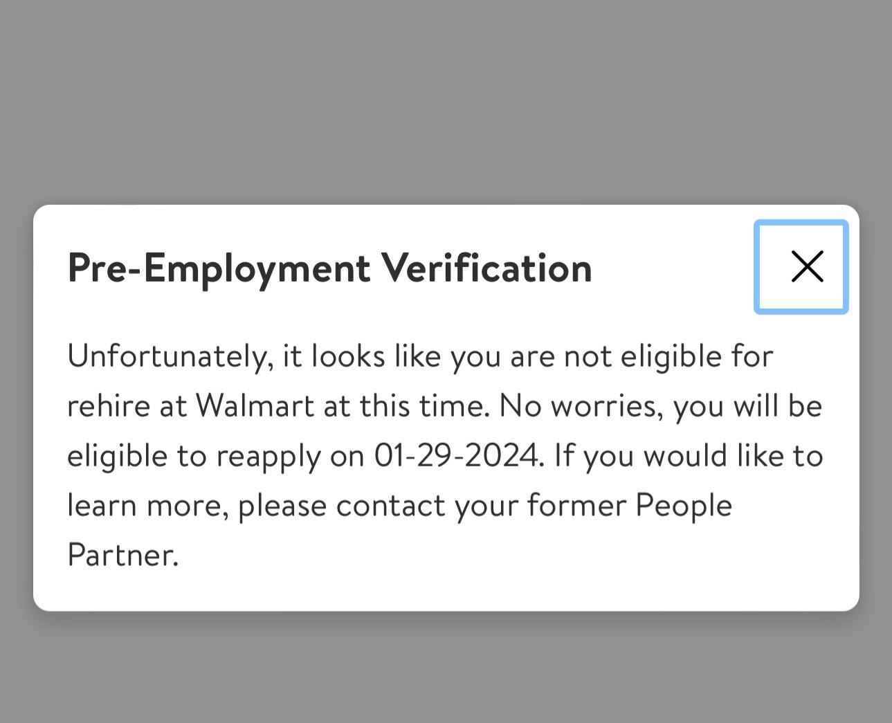 I know it says contact former lead. If a store actually wanted to hire