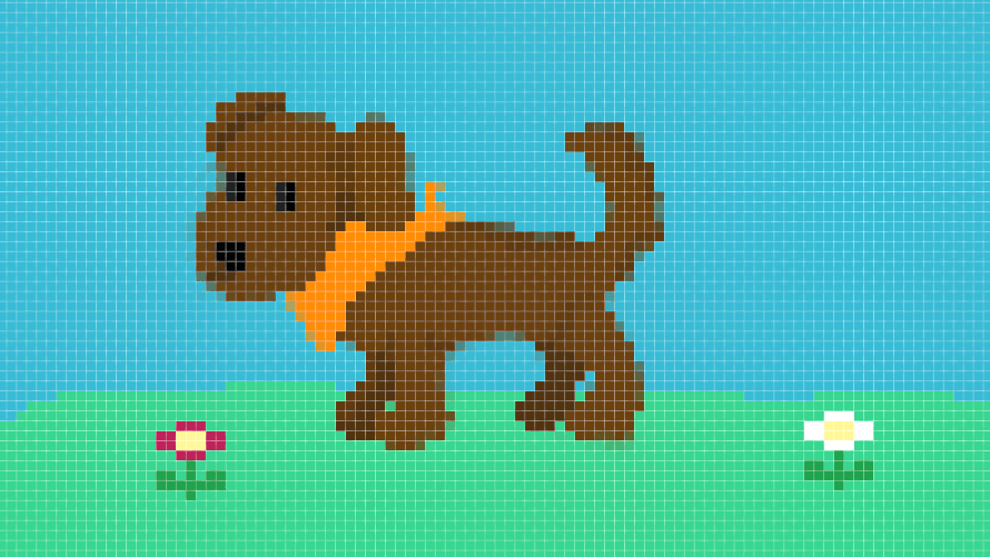 Pixel art Boney r/earthbound